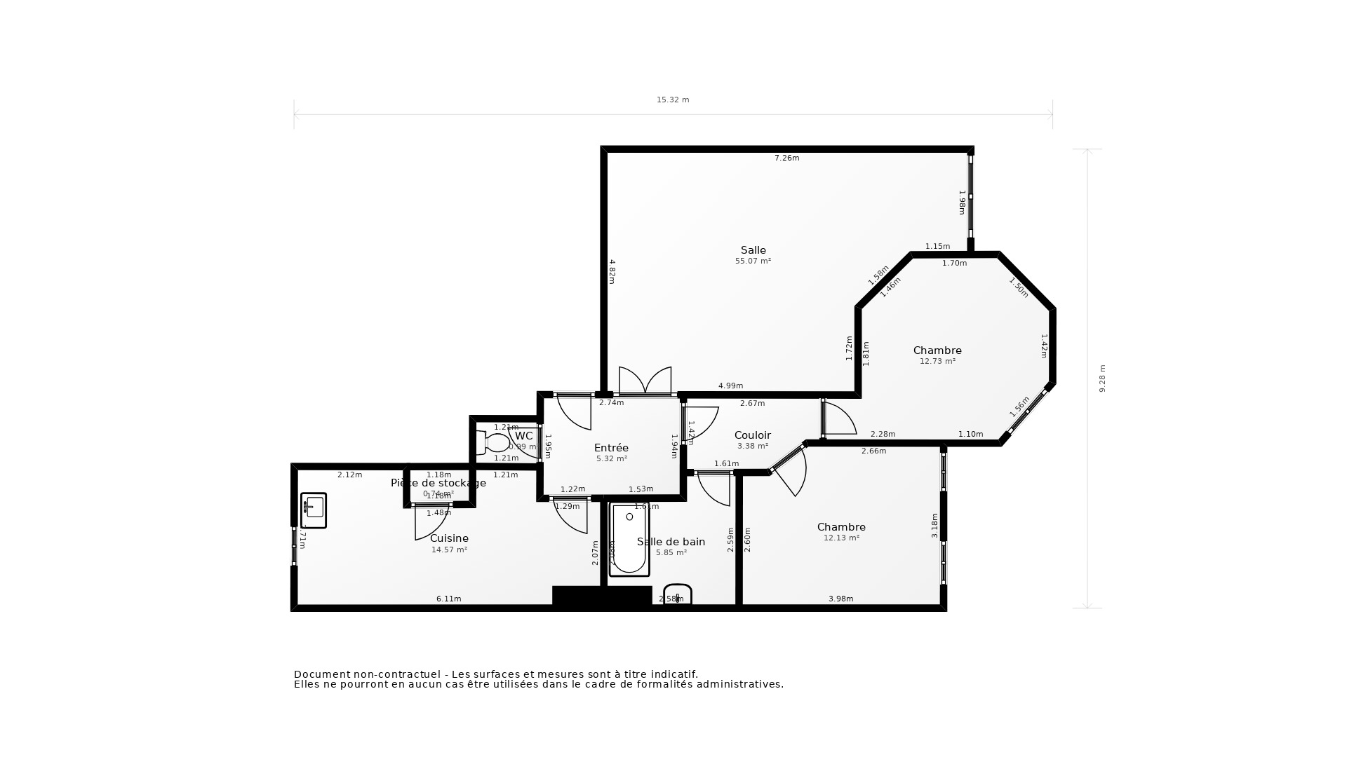Vente Appartement LA GARENNE COLOMBES - 3 pièces - 82 m² - (92250)