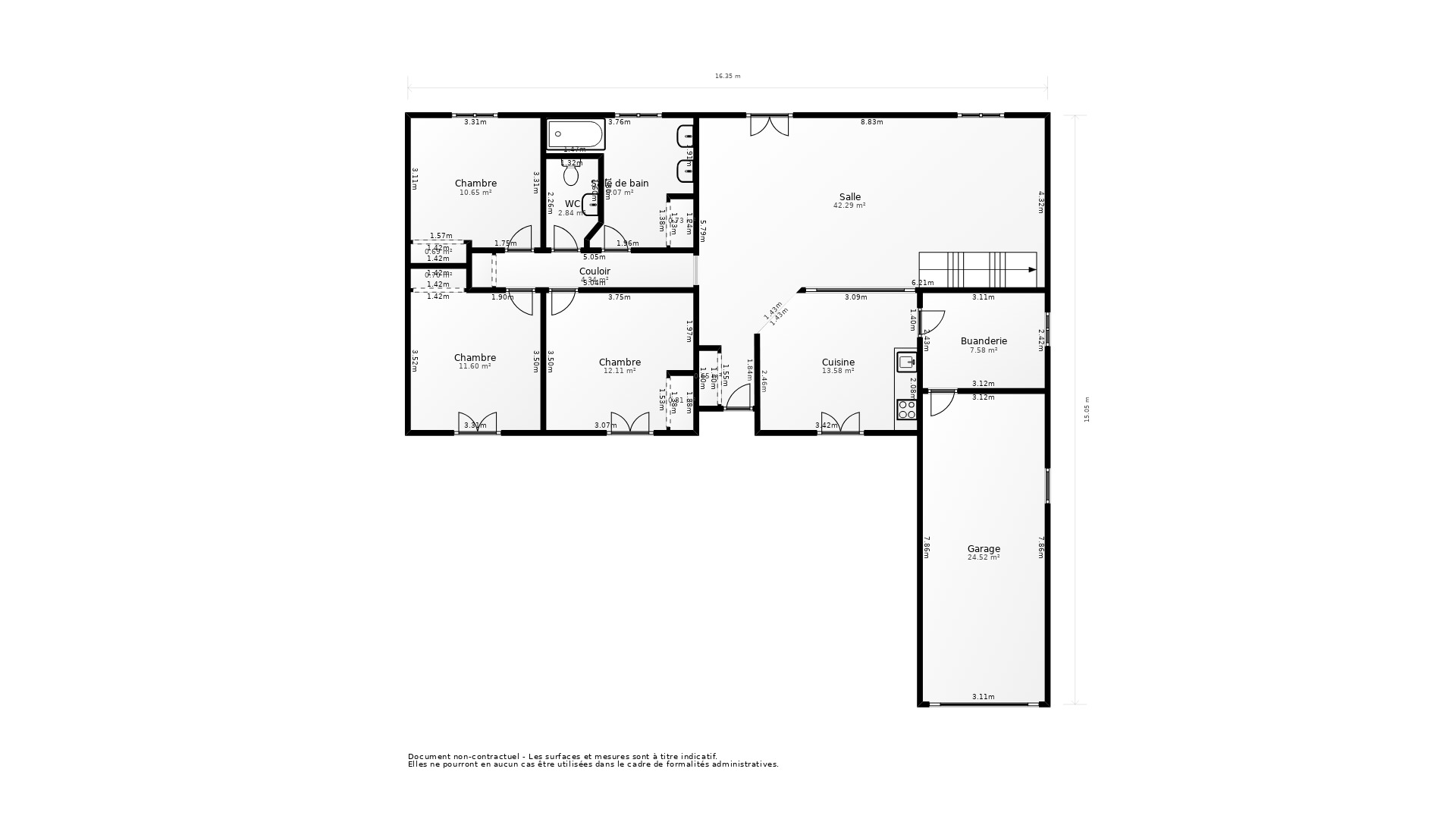 Vente Maison BRUGUIERES - 7 pièces - 223 m² - (31150)