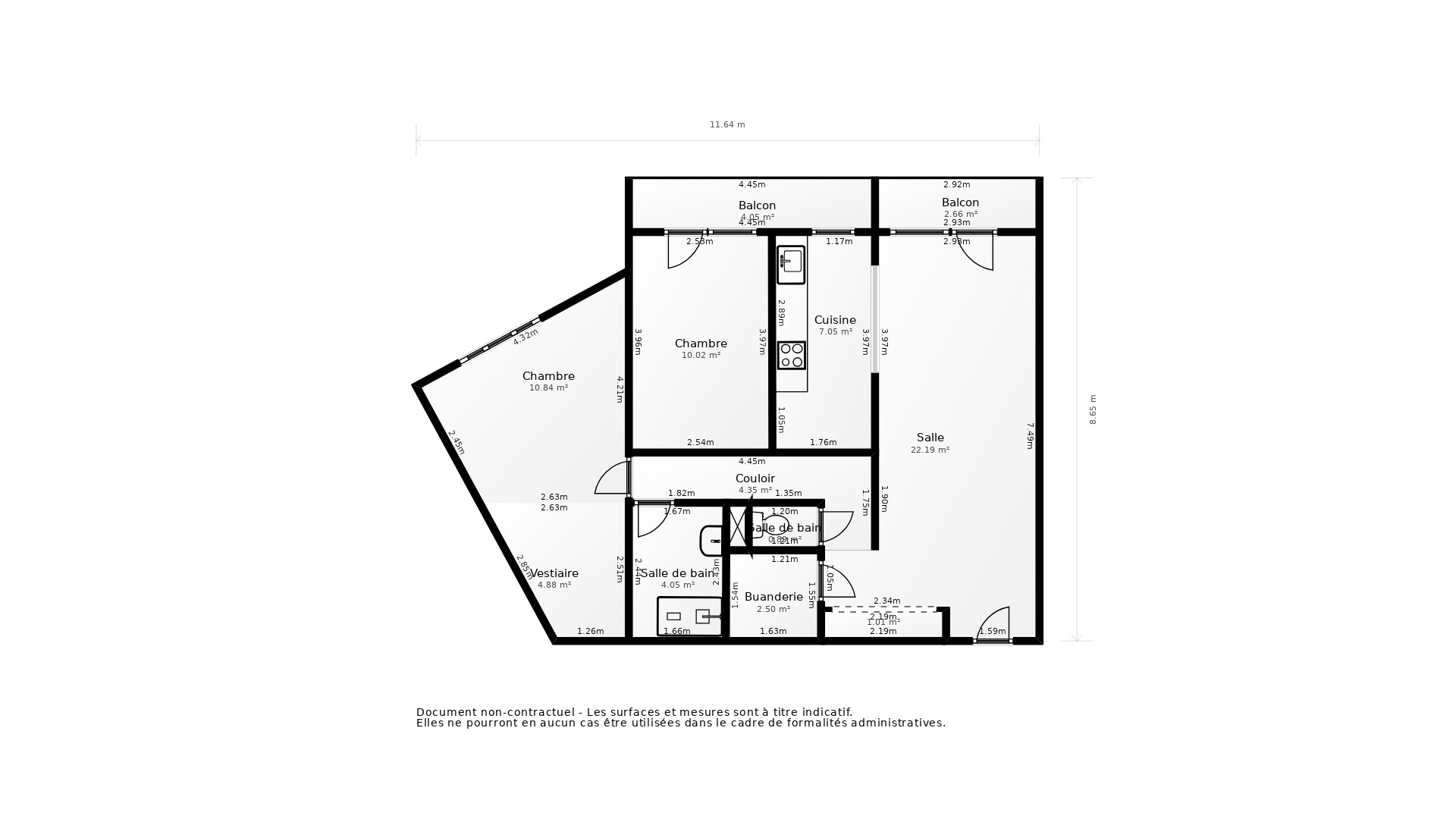 Vente Appartement ST PRIEST - 3 pièces - 75 m² - (69800)