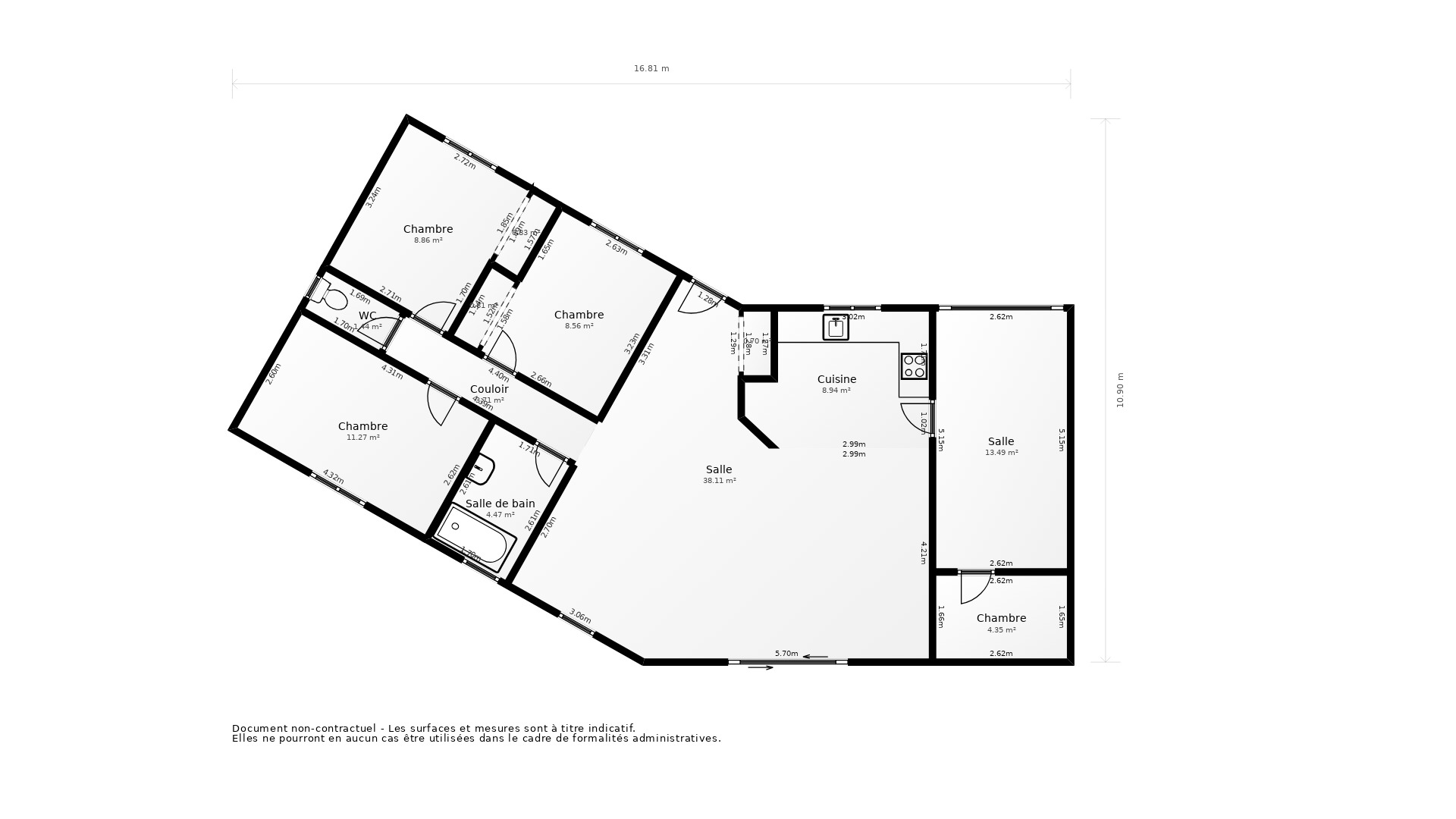 Vente Maison EYNESSE - 4 pièces - 95 m² - (33220)