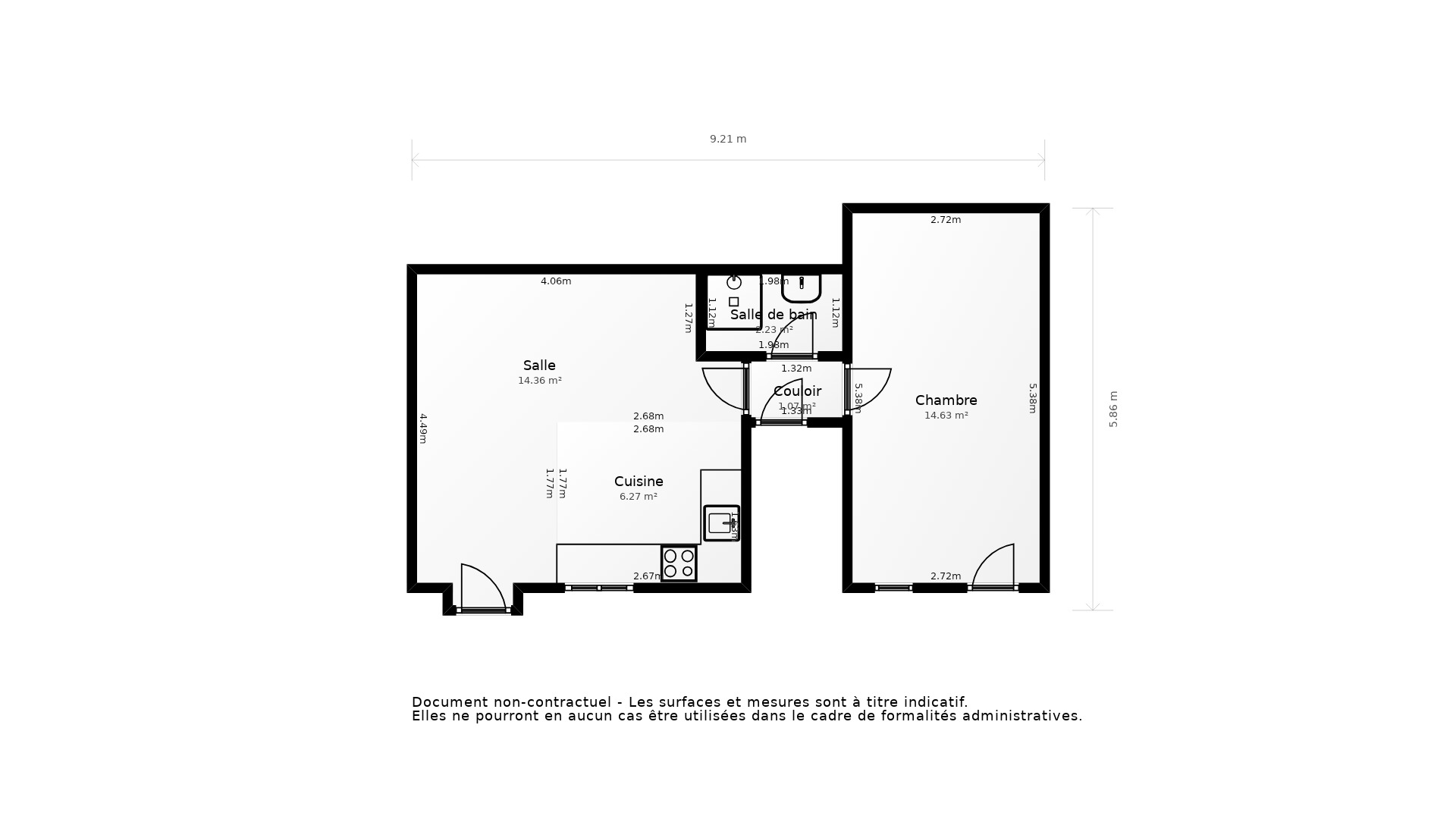 Vente Appartement SANNOIS - 2 pièces - 40 m² - (95110)