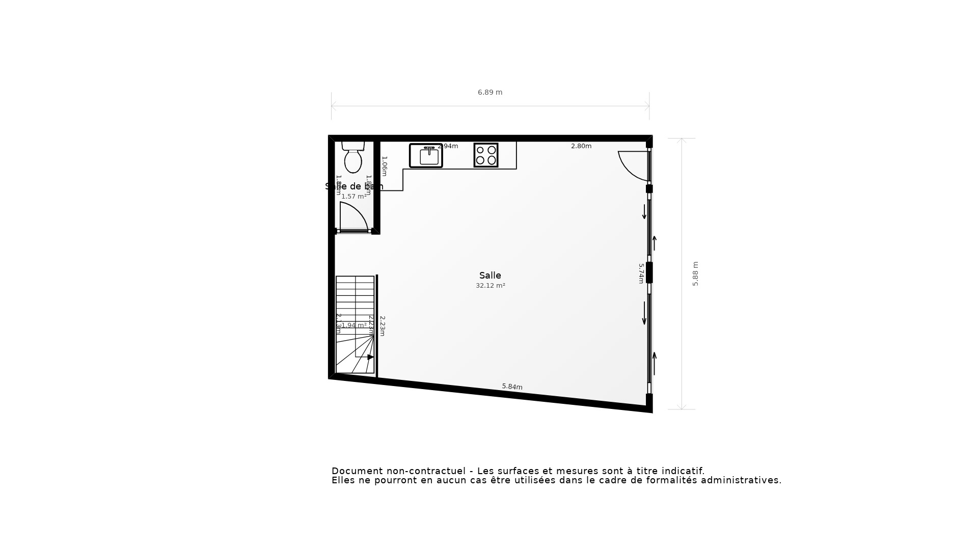 Vente Maison ST JEAN DE VEDAS - 3 pièces - 65 m² - (34430)