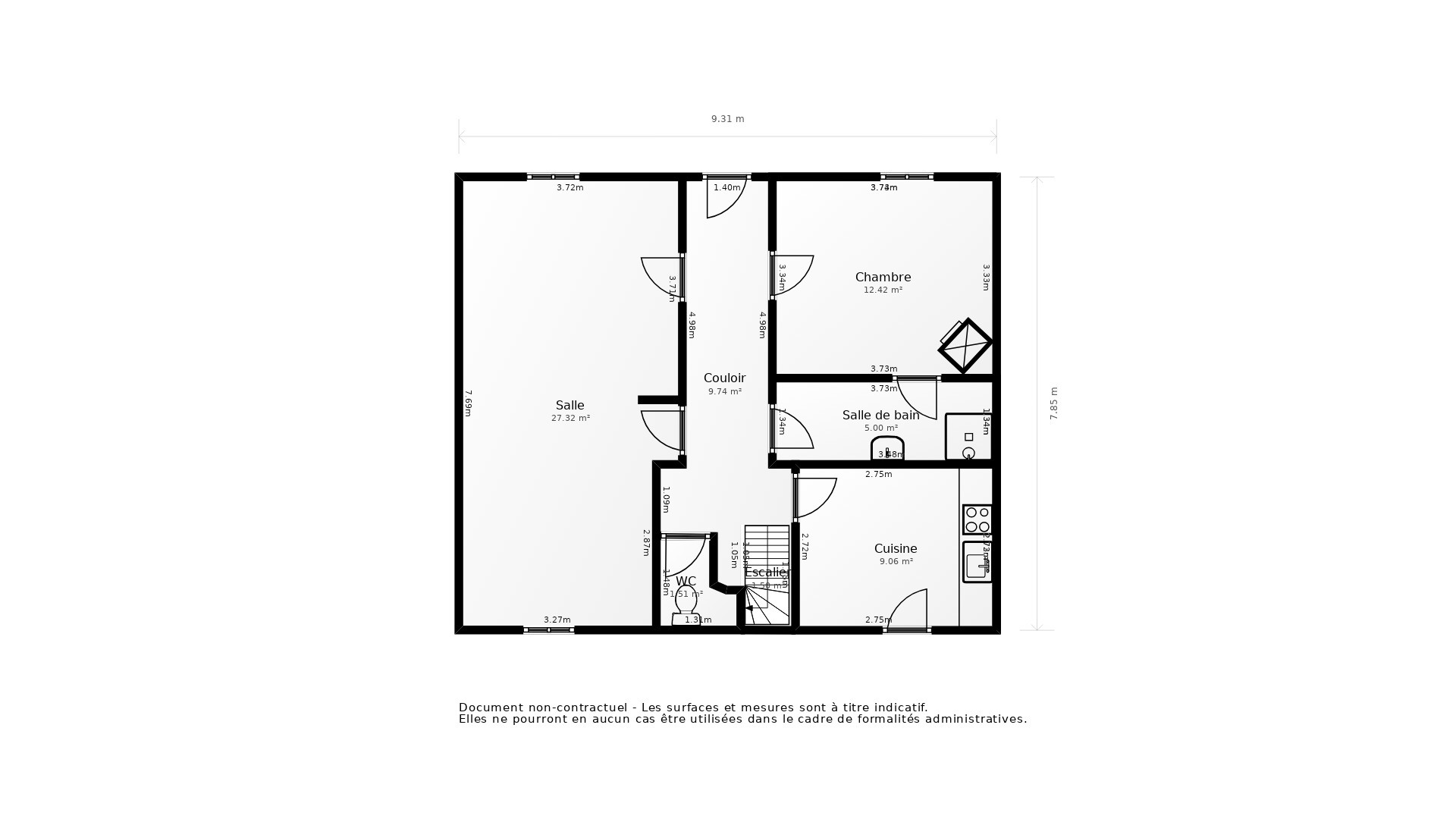 Vente Maison RIBERAC - 5 pièces - 125 m² - (24600)