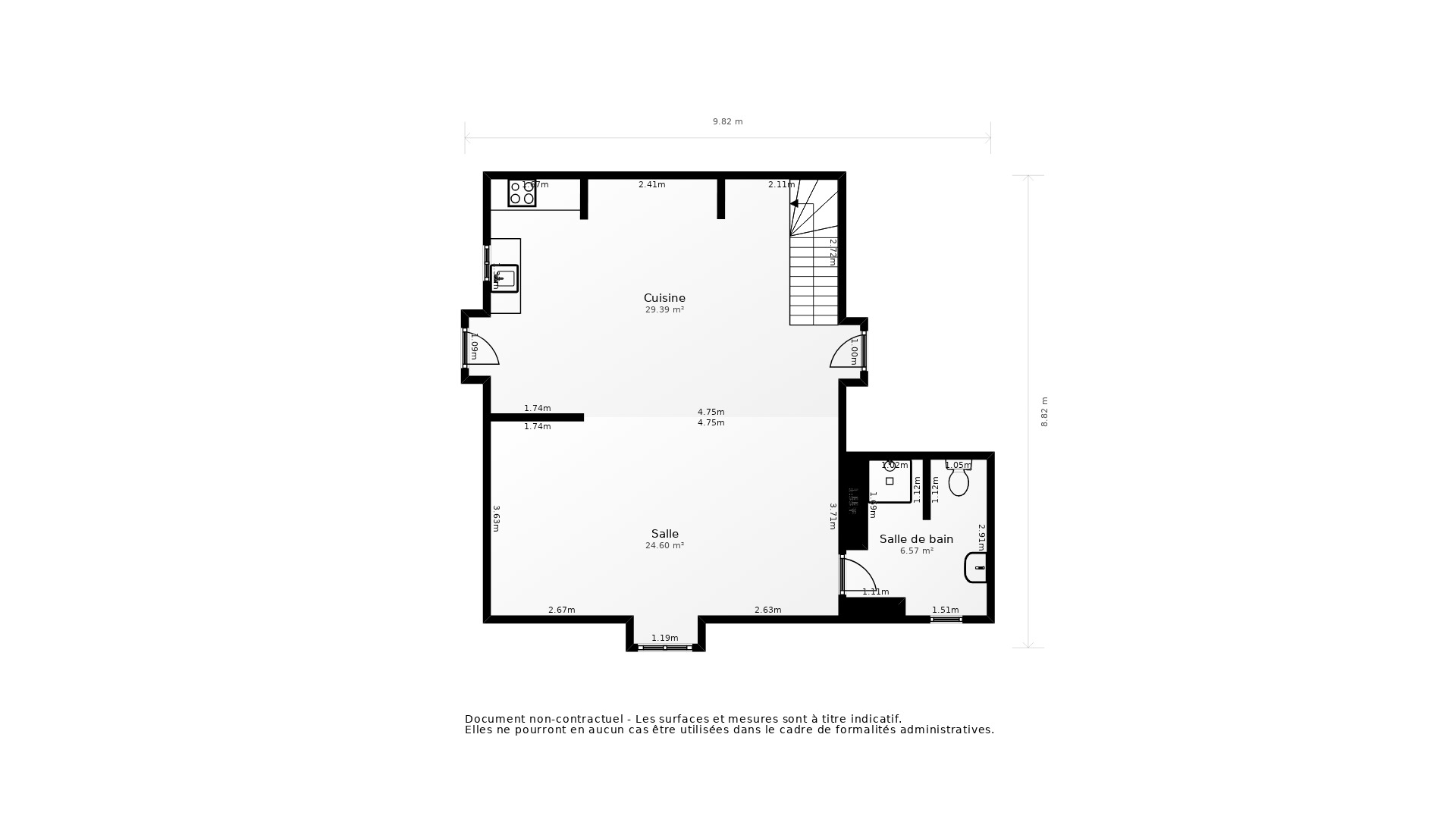 Vente Maison VAL DE LOUYRE ET CAUDEAU - 3 pièces - 90 m² - (24510)