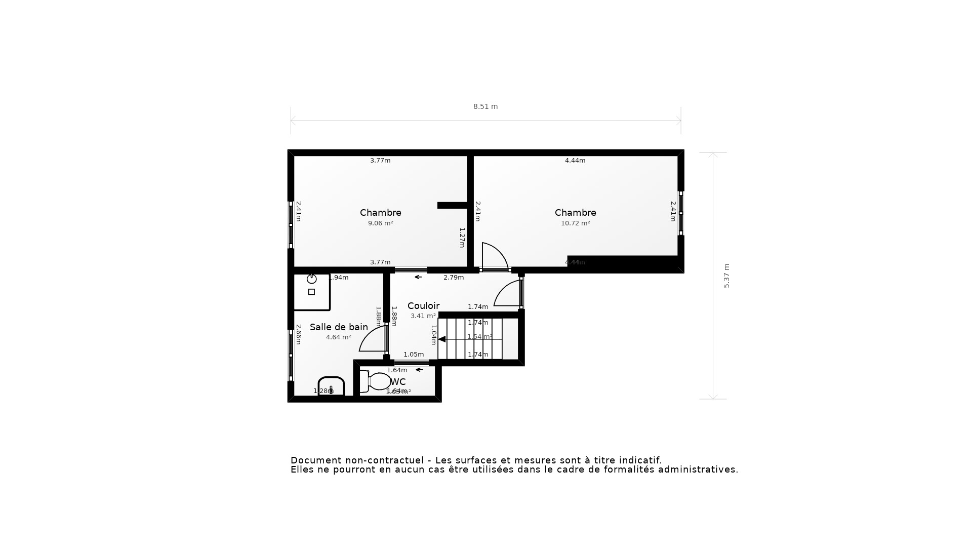 Vente Appartement ANGOULEME - 5 pièces - 77 m² - (16000)