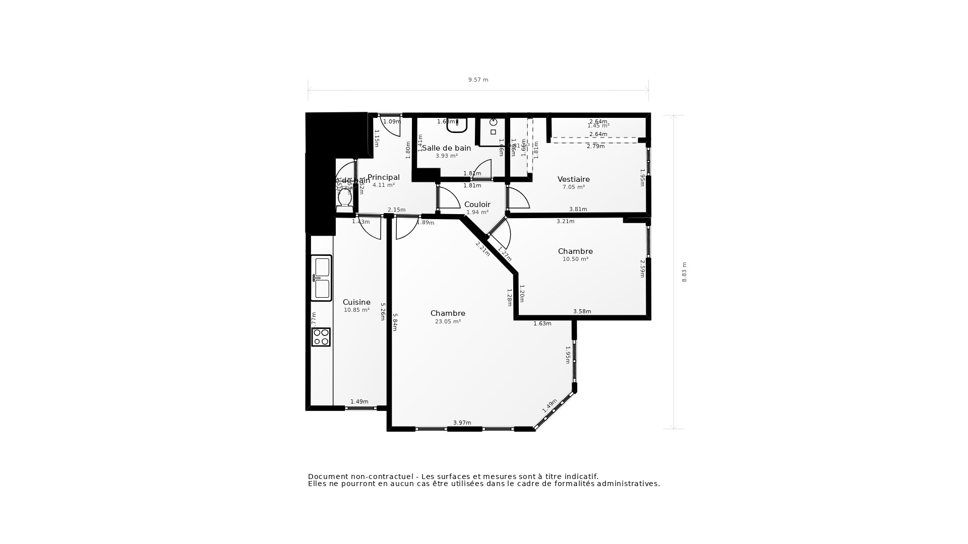 Vente Appartement ST JEAN - 3 pièces - 68 m² - (31240)