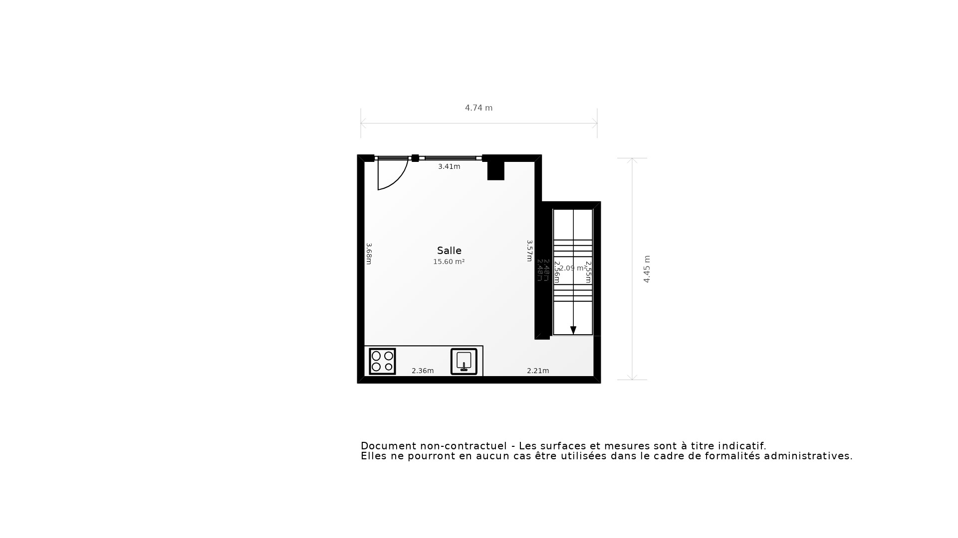 Vente Appartement VILLEURBANNE - 2 pièces - 28 m² - (69100)