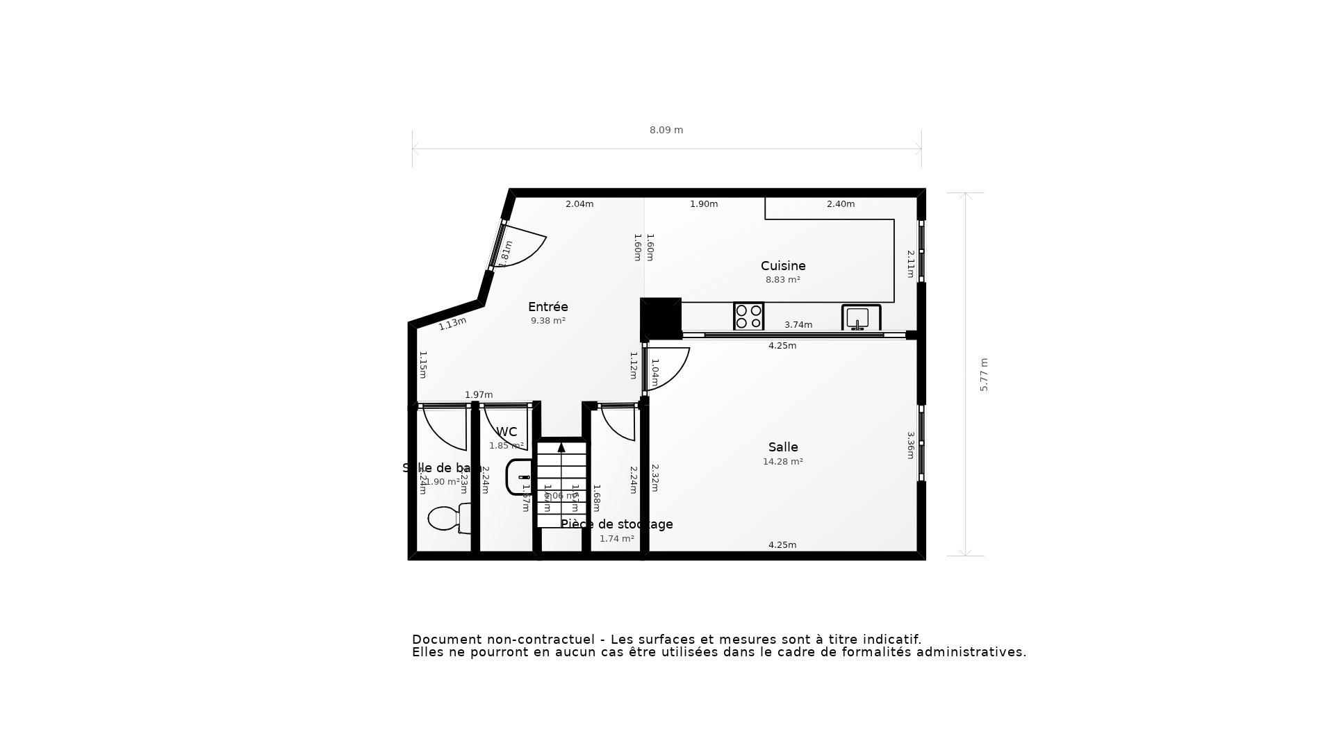 Vente Appartement LYON 03 - 3 pièces - 76 m² - (69003)