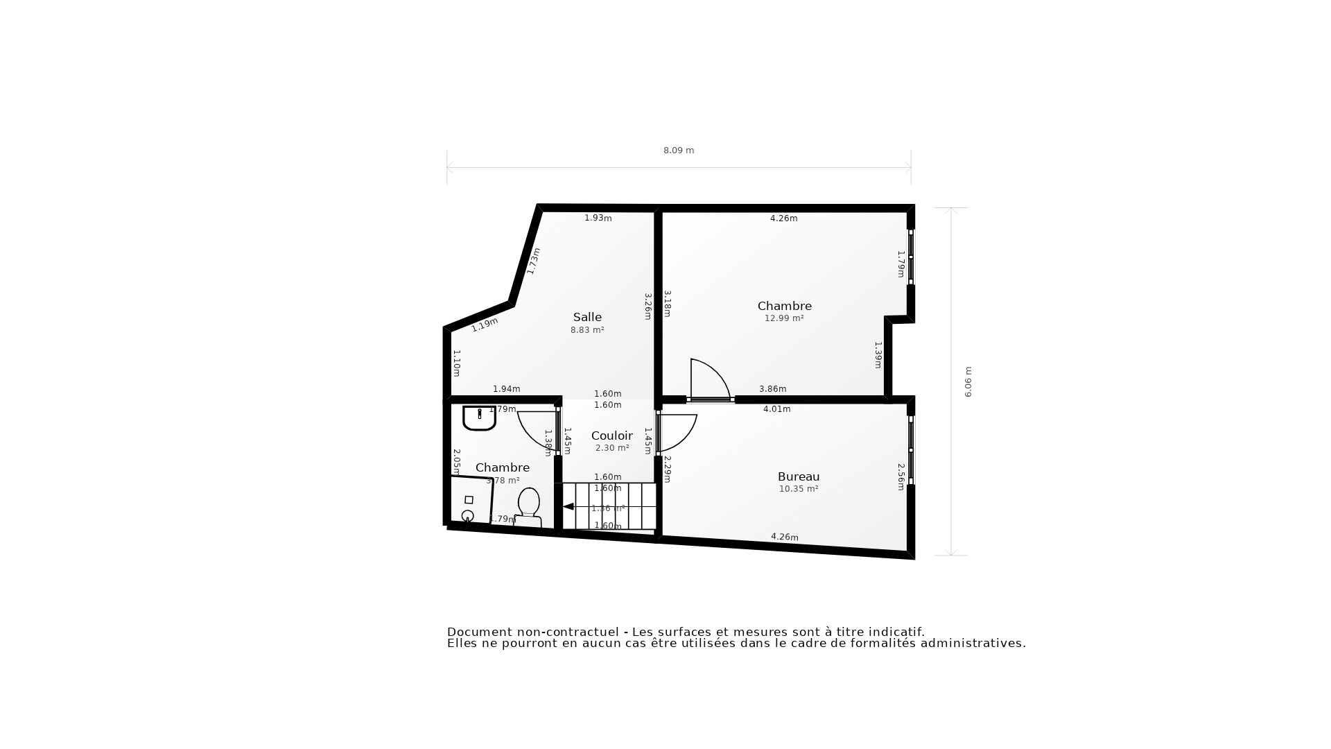 Vente Appartement LYON 03 - 3 pièces - 76 m² - (69003)