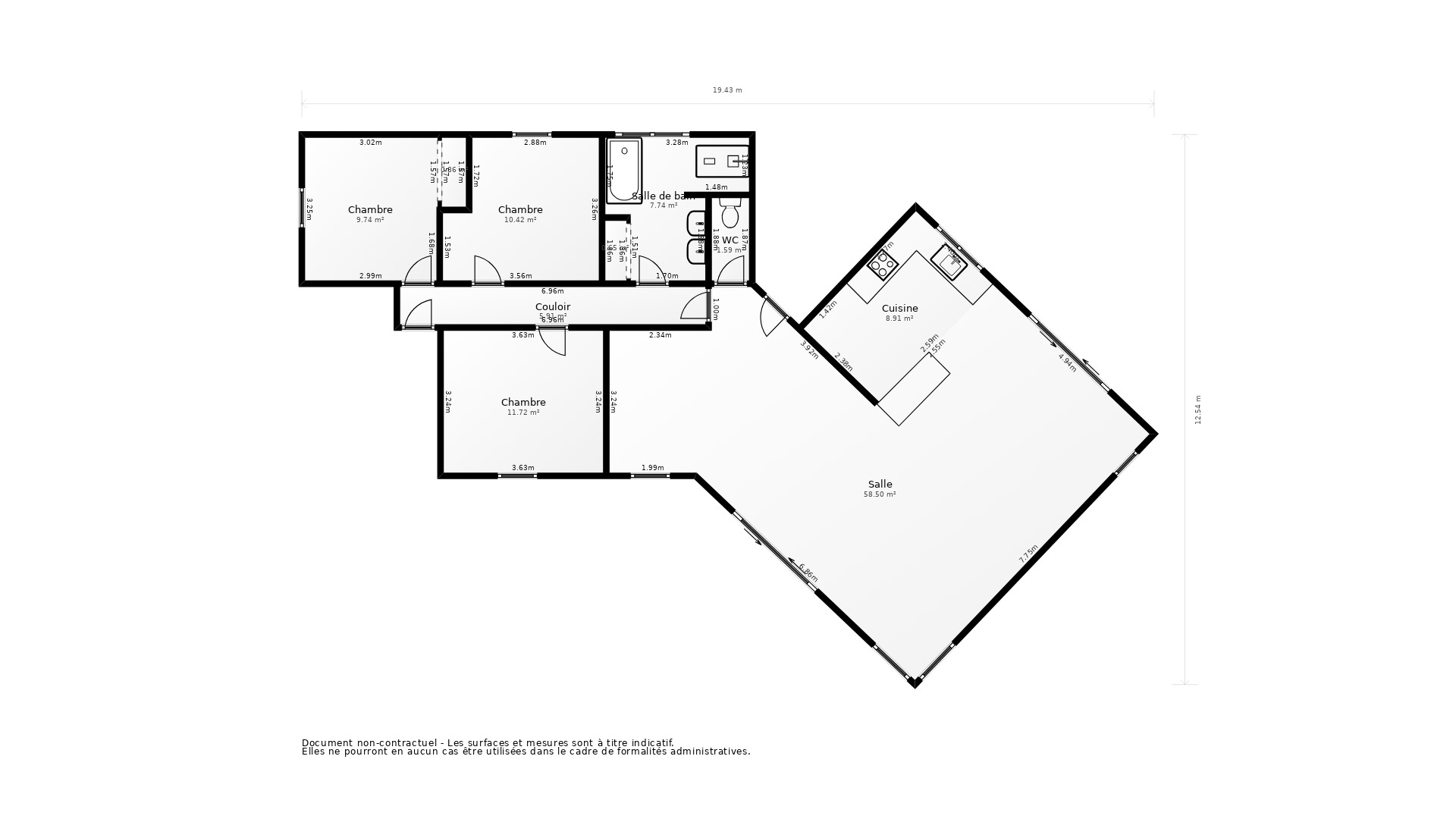 Vente Maison BEYCHAC ET CAILLAU - 5 pièces - 128 m² - (33750)