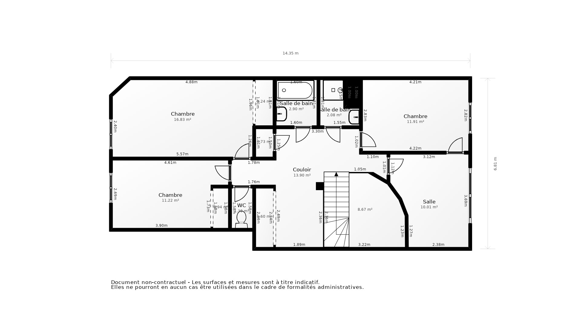 Vente Appartement LYON 03 - 5 pièces - 132 m² - (69003)