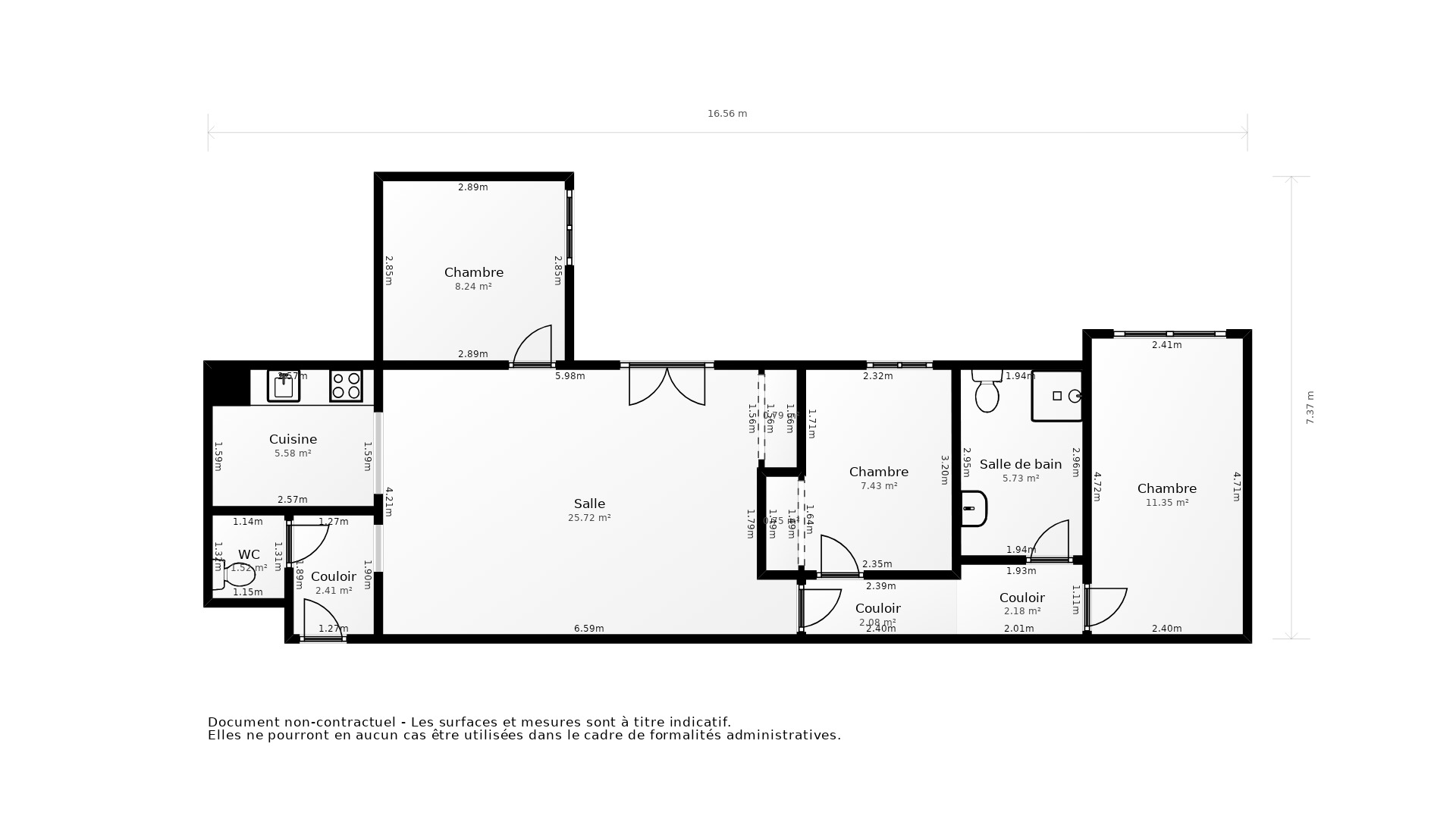 Vente Appartement BORDEAUX - 4 pièces - 86 m² - (33100)