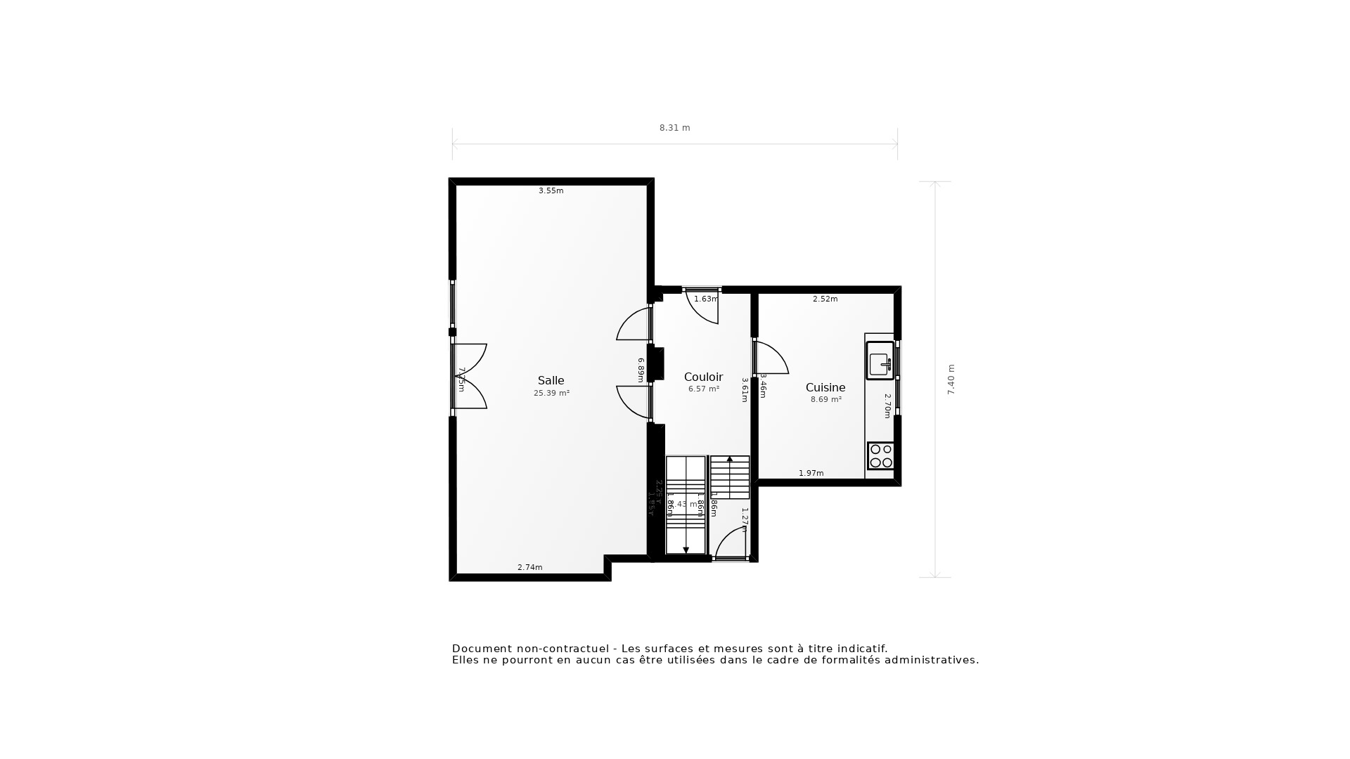 Vente Maison ST PIERRE DU MONT - 3 pièces - 70 m² - (40280)