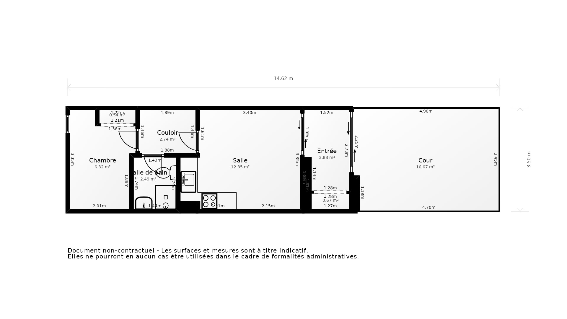 Vente Appartement VALRAS PLAGE - 2 pièces - 28,1 m² - (34350)