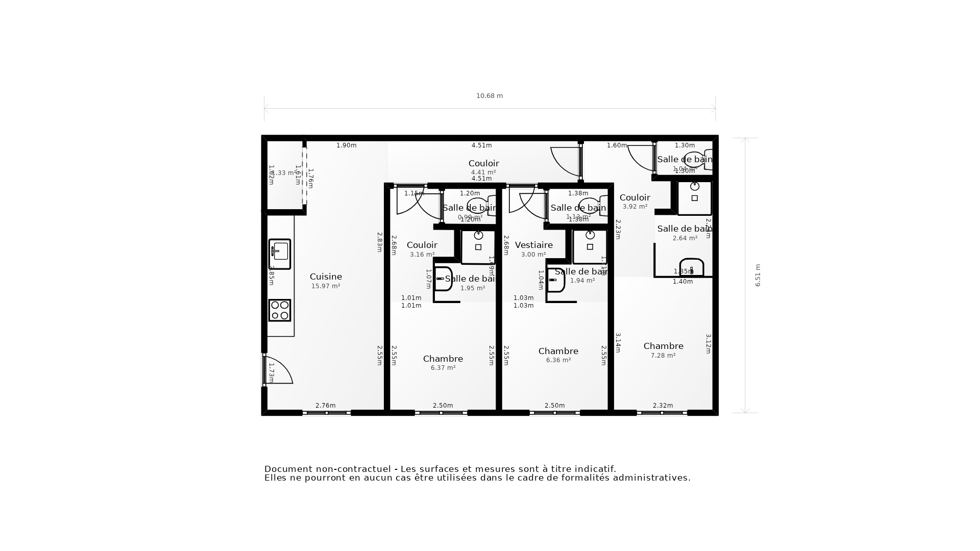 Vente Appartement LYON 01 - 3 pièces - 59 m² - (69001)