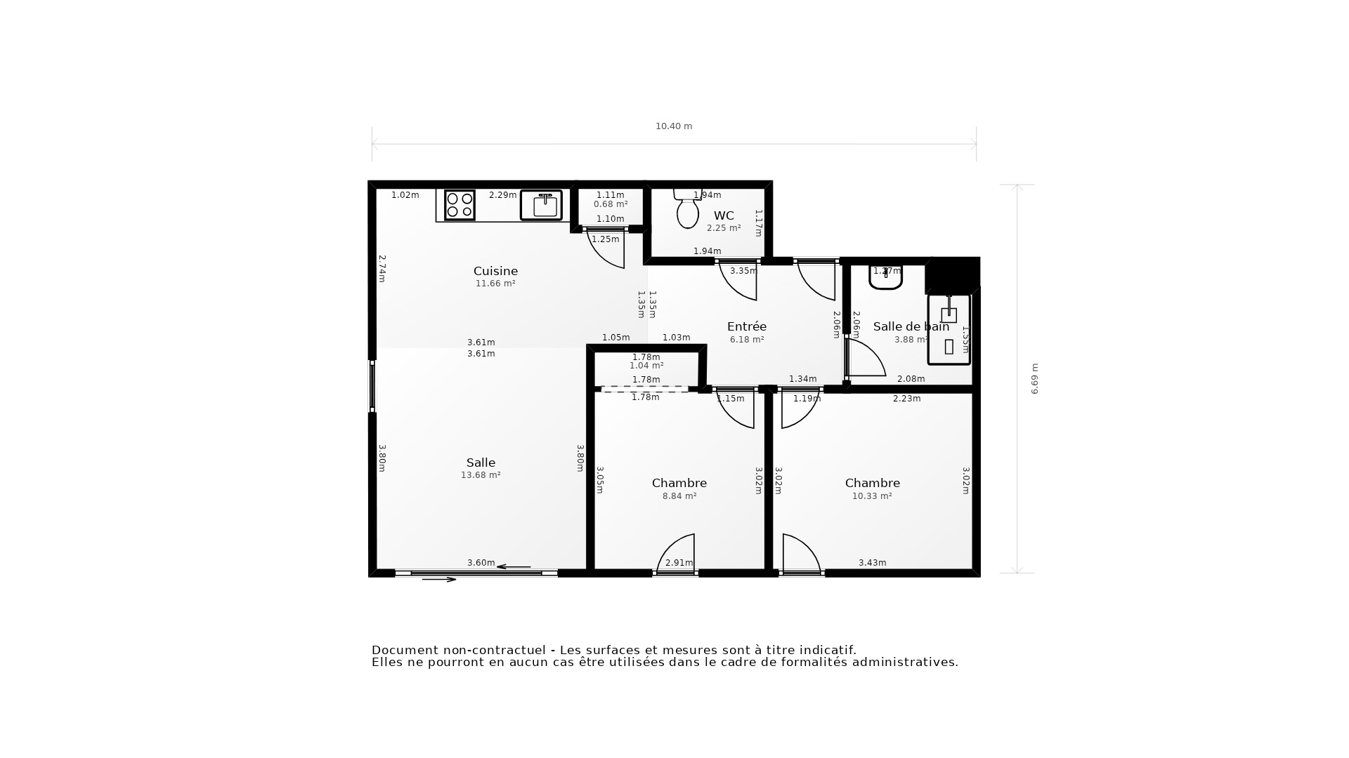 Vente Appartement BAILLARGUES - 3 pièces - 65,2 m² - (34670)