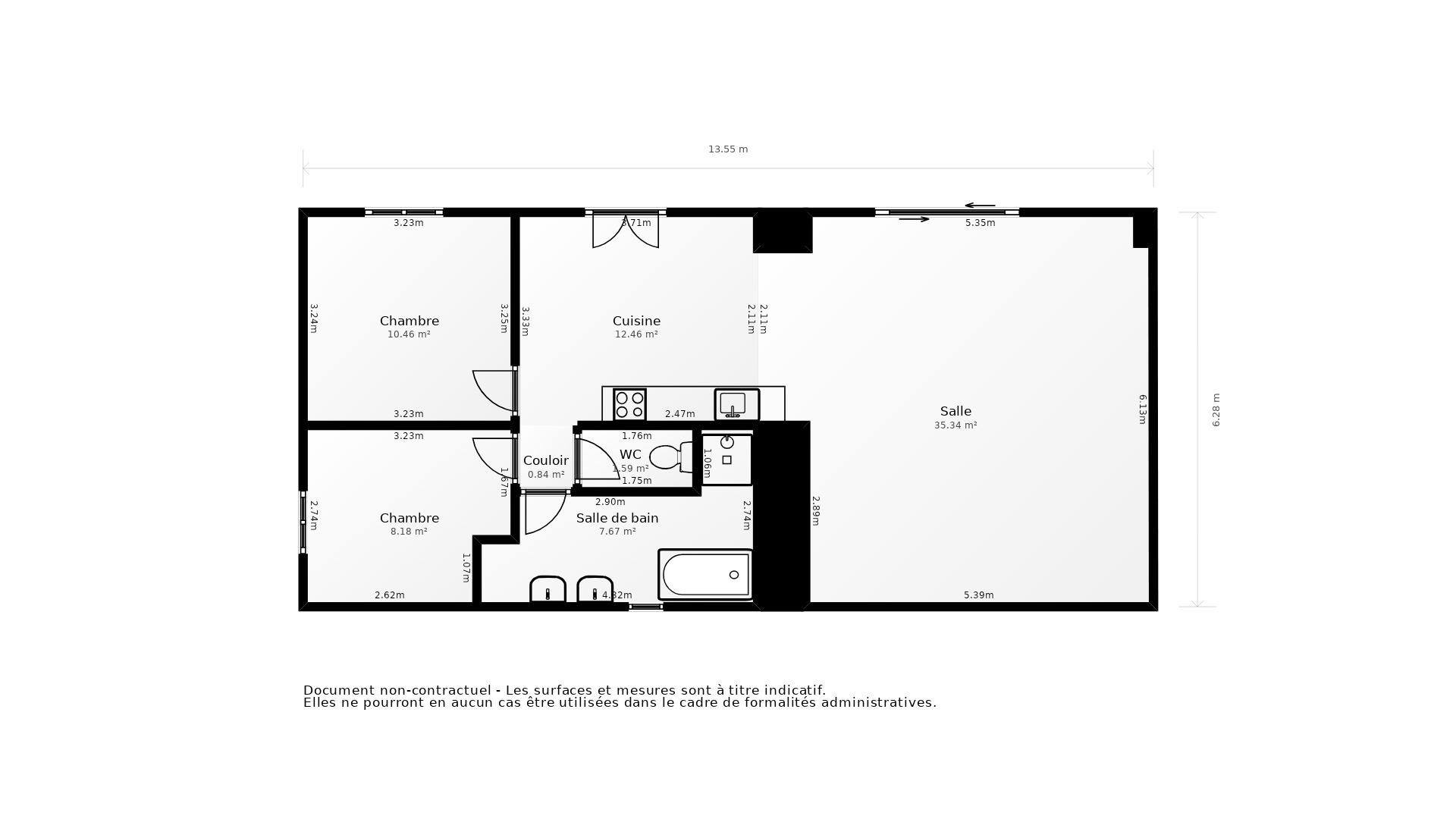 Vente Maison ST LUMINE DE COUTAIS - 3 pièces - 88 m² - (44310)