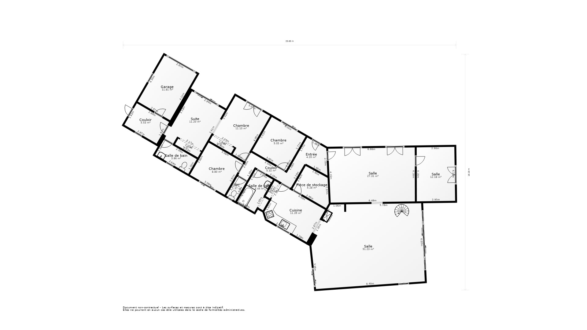 Vente Maison FOURS - 6 pièces - 230 m² - (33390)