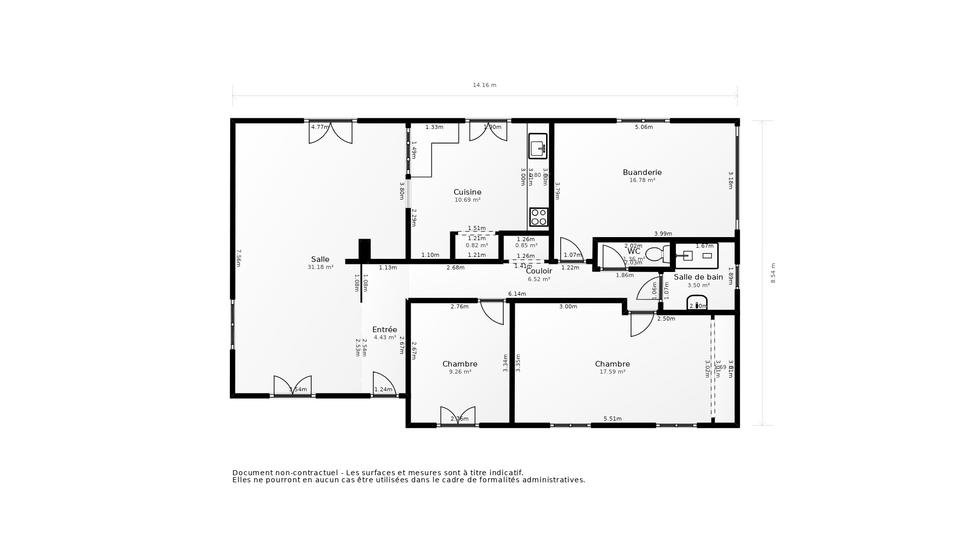Vente Maison COULOUNIEIX CHAMIERS - 3 pièces - 83 m² - (24660)