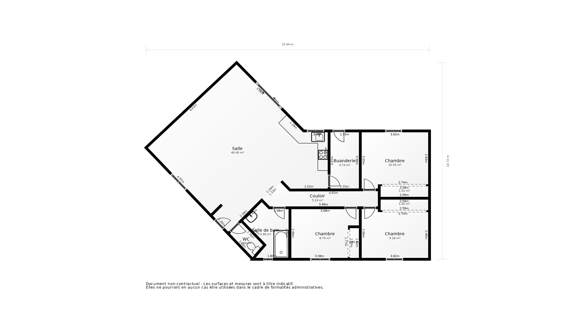 Vente Maison LA FORCE - 4 pièces - 95 m² - (24130)