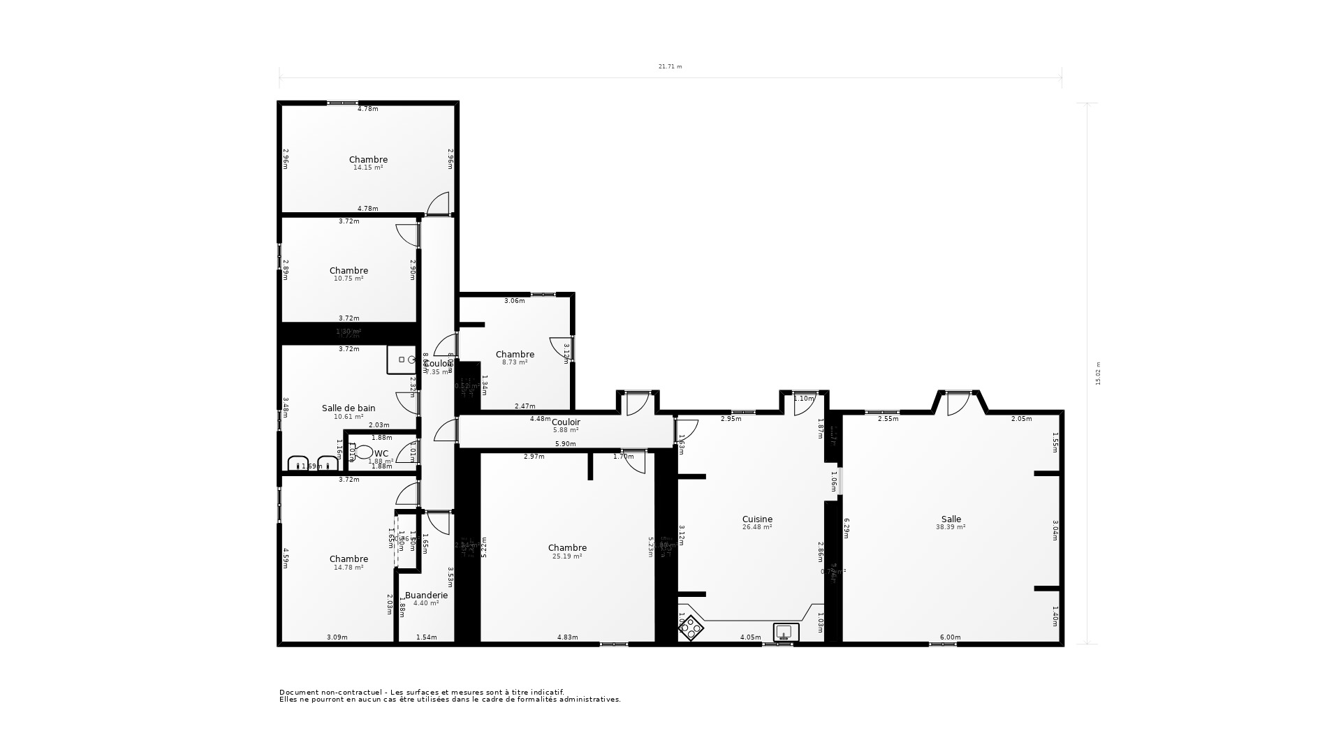 Vente Maison MONTAUBAN - 5 pièces - 148 m² - (82000)