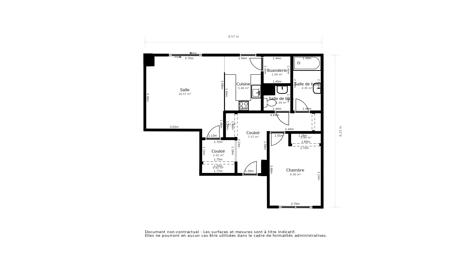 Vente Appartement LE RELECQ KERHUON - 4 pièces - 65 m² - (29480)