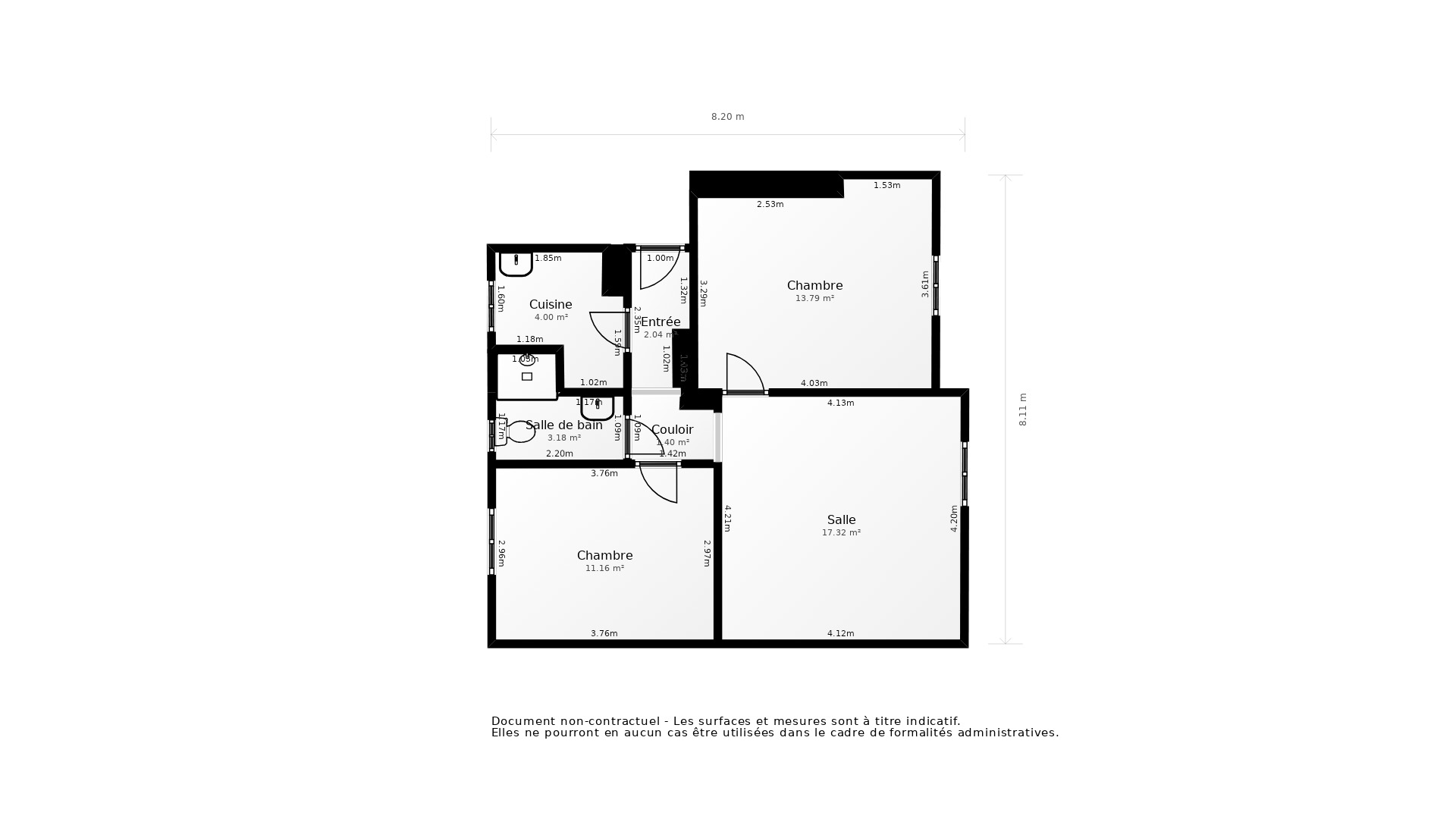 Vente Appartement COLOMBES - 3 pièces - 47 m² - (92700)