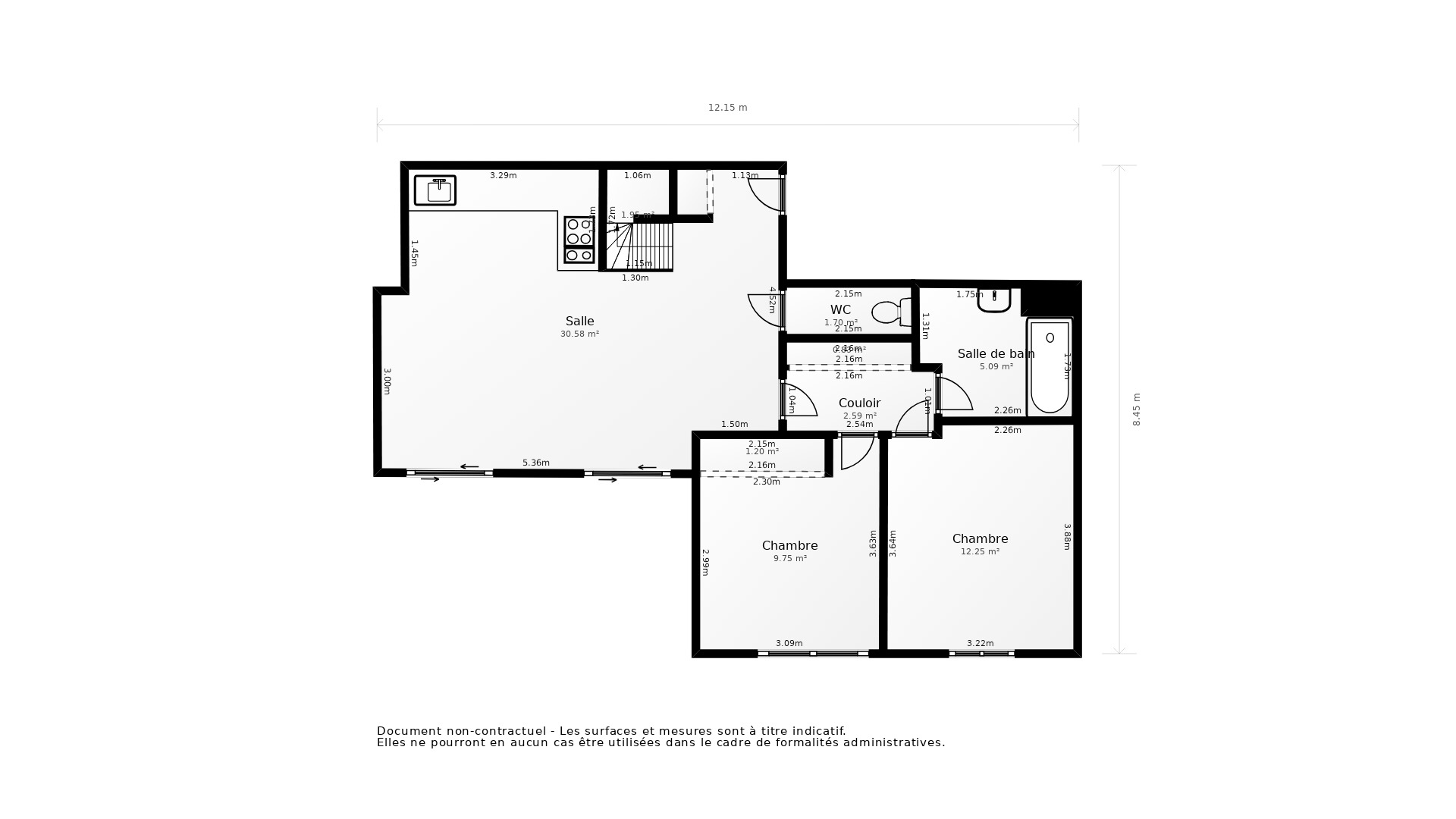 Vente Appartement DECINES CHARPIEU - 3 pièces - 79 m² - (69150)
