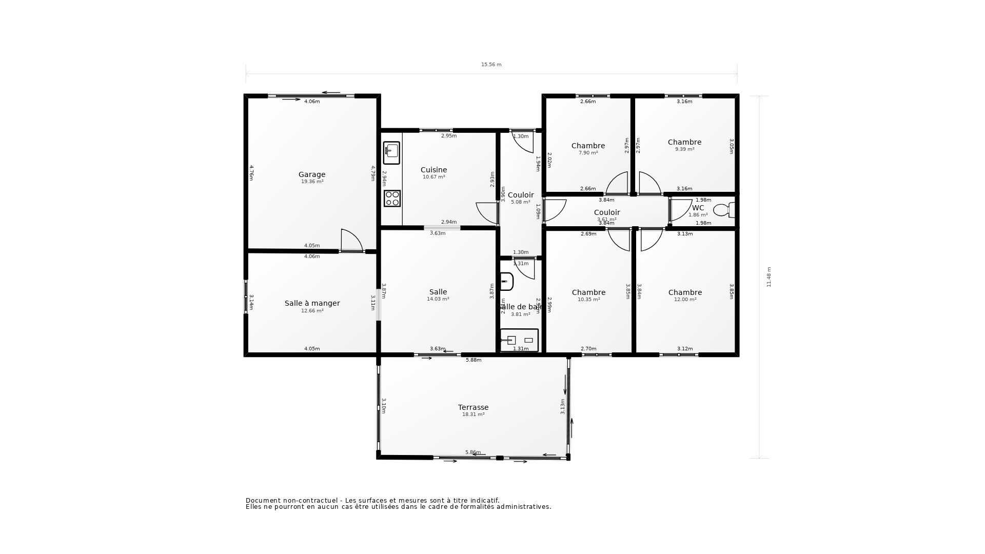 Vente Maison LANHOUARNEAU - 8 pièces - 114 m² - (29430)