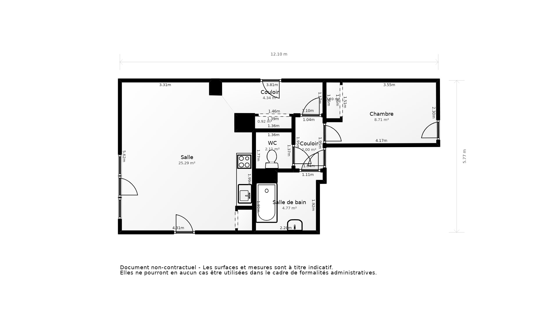 Vente Appartement PAREMPUYRE - 4 pièces - 66 m² - (33290)