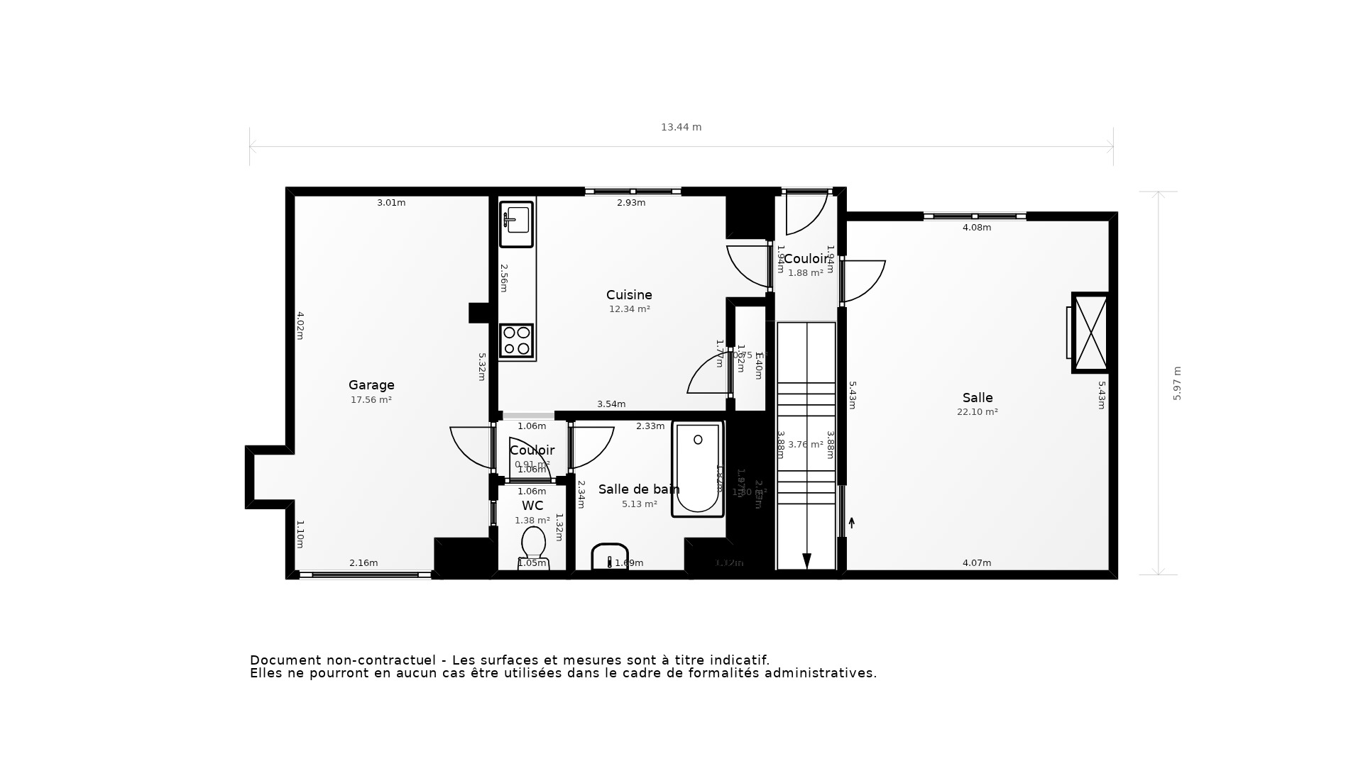 Vente Maison CHATEAUBERNARD - 4 pièces - 110 m² - (16100)