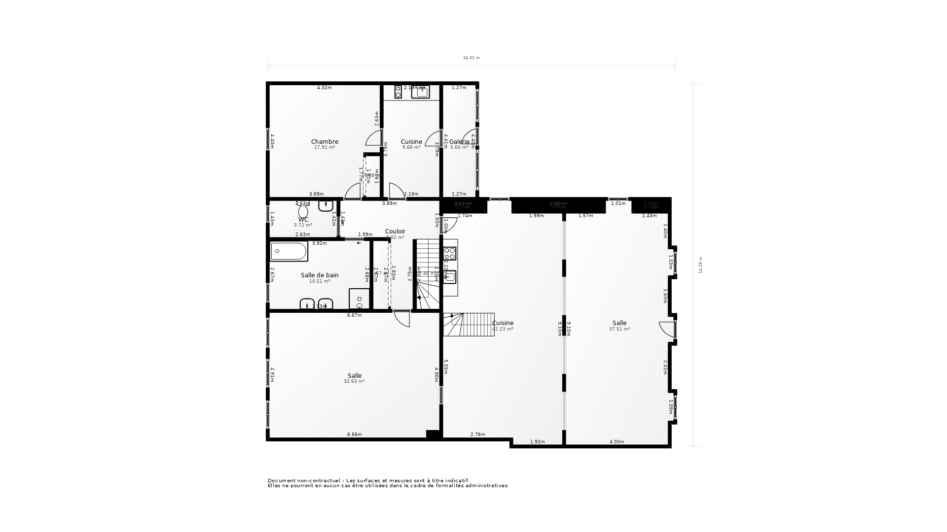 Vente Maison CHALAIS - 7 pièces - 225 m² - (16210)