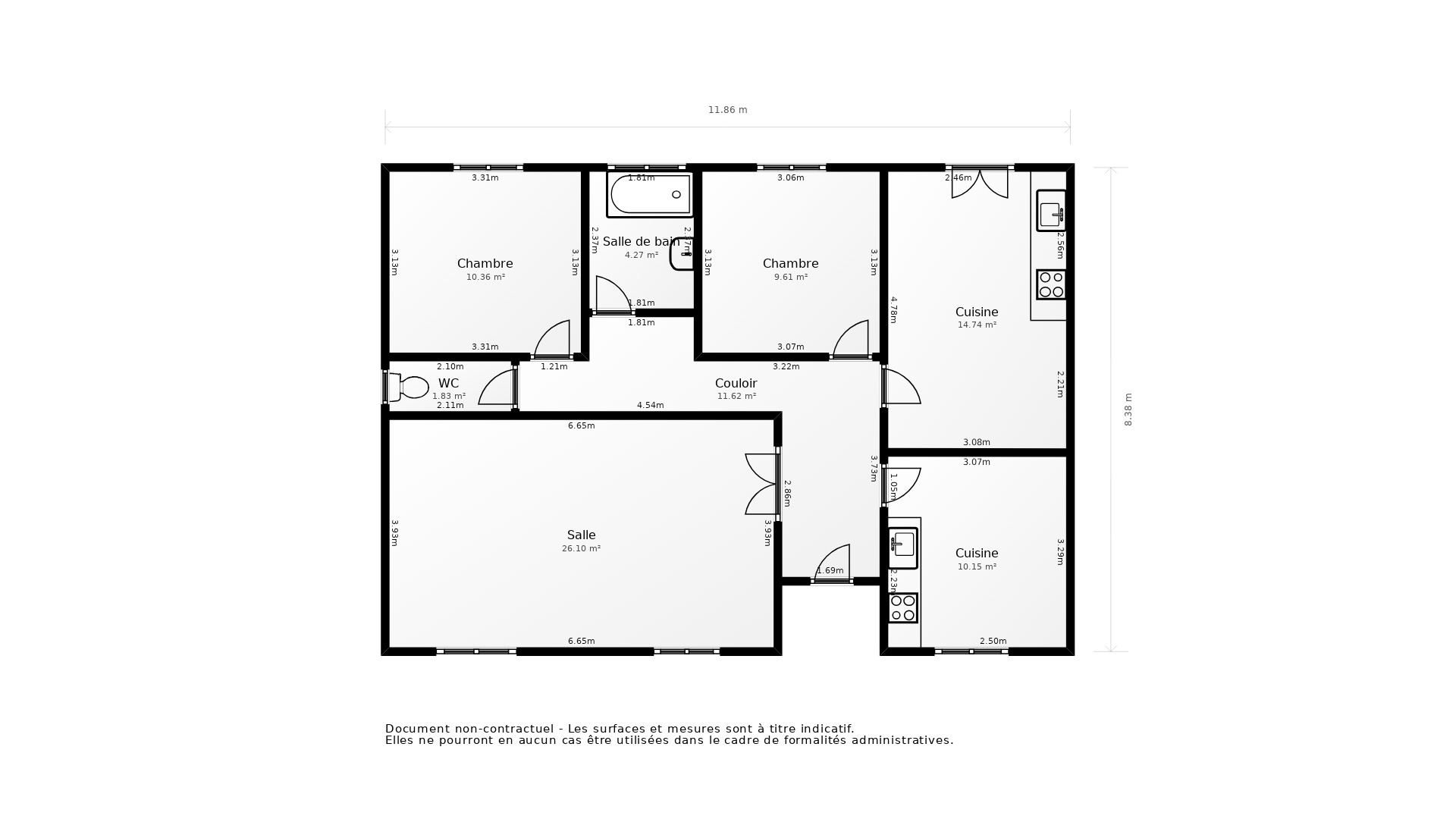 Vente Maison ROULLET ST ESTEPHE - 4 pièces - 84 m² - (16440)