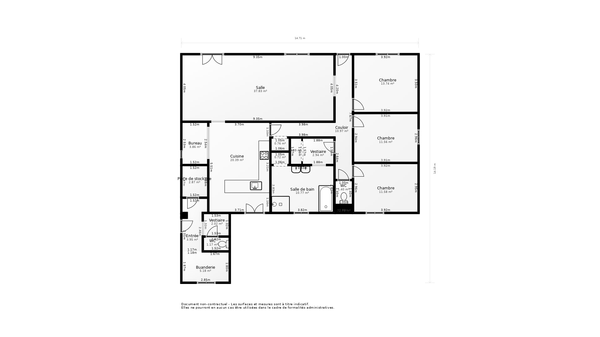 Vente Maison MONT DE MARSAN - 4 pièces - 134 m² - (40000)