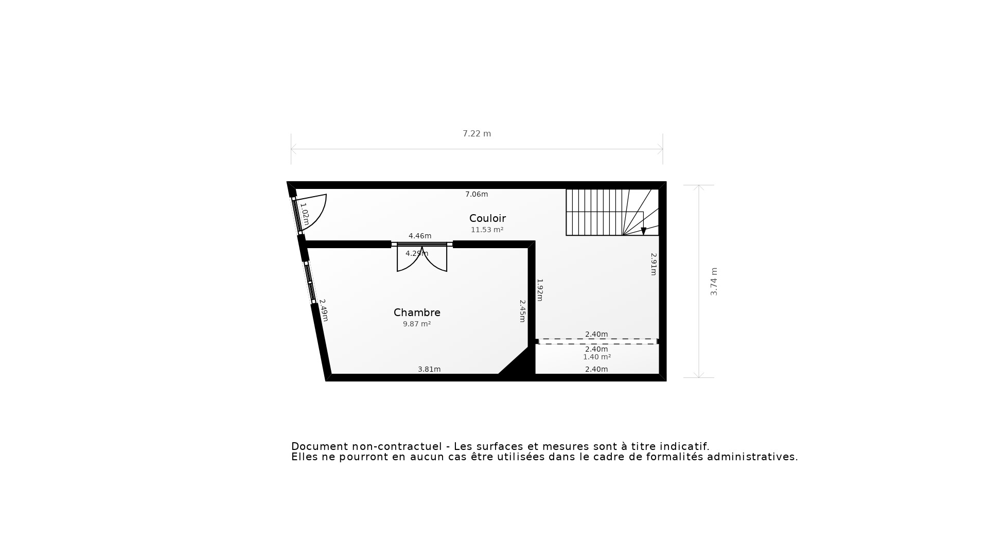 Vente Appartement CHATEAU RENAULT - 4 pièces - 104 m² - (37110)