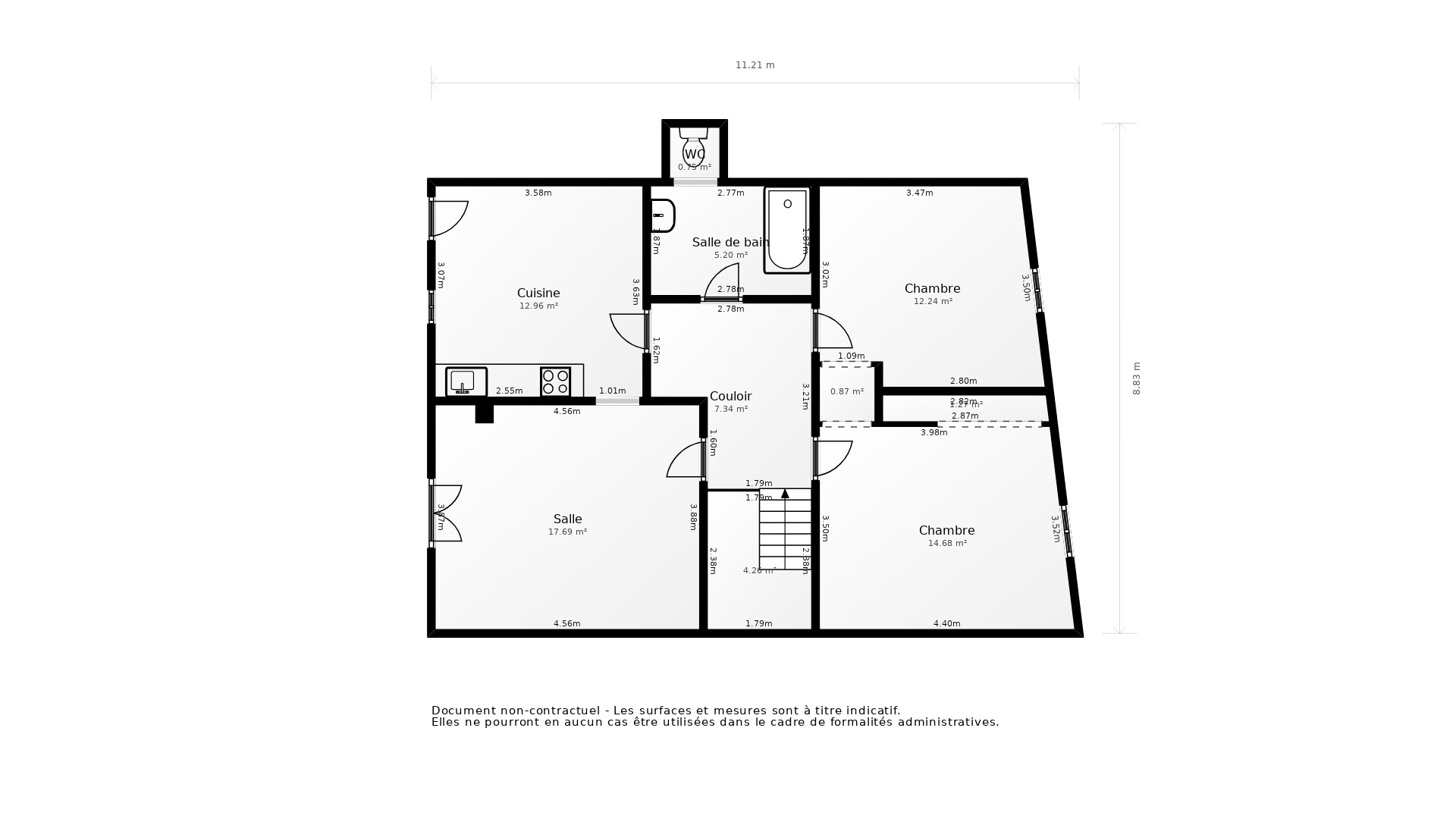 Vente Appartement CHATEAU RENAULT - 4 pièces - 104 m² - (37110)