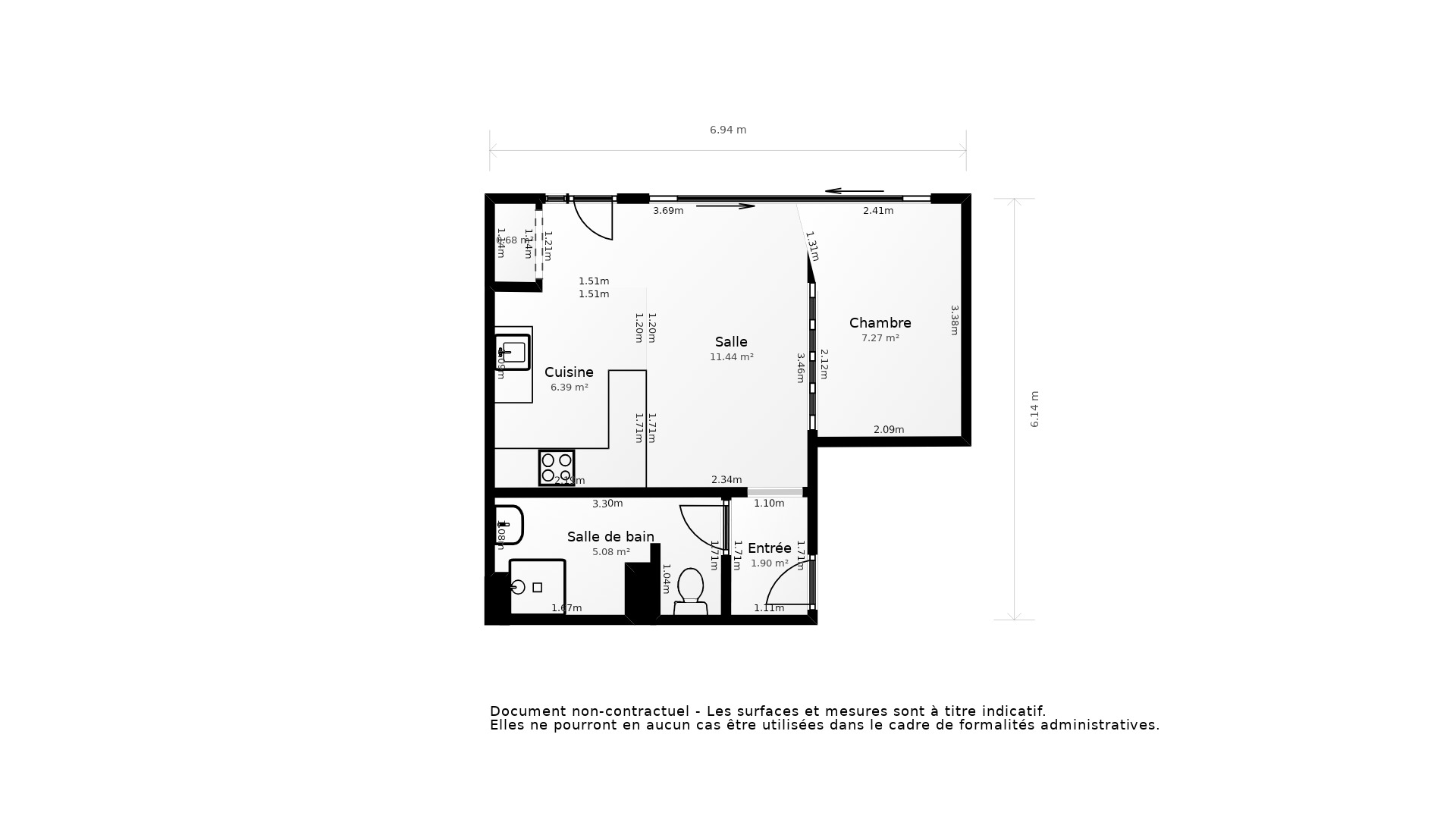 Vente Appartement BORDEAUX - 1 pièce - 32 m² - (33200)