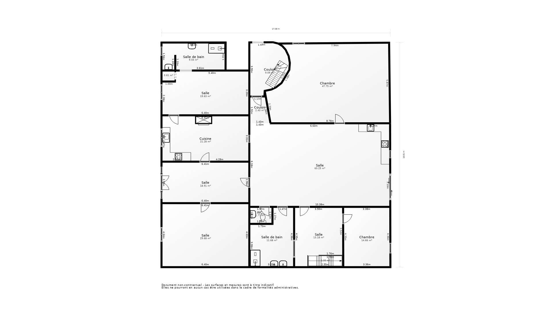 Vente Maison FONTENILLE - 8 pièces - 295 m² - (16230)