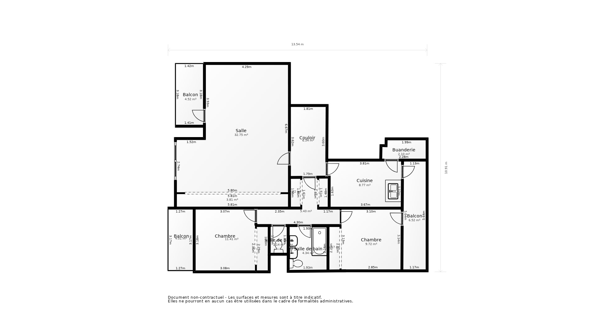 Vente Appartement CALUIRE ET CUIRE - 4 pièces - 92,6 m² - (69300)
