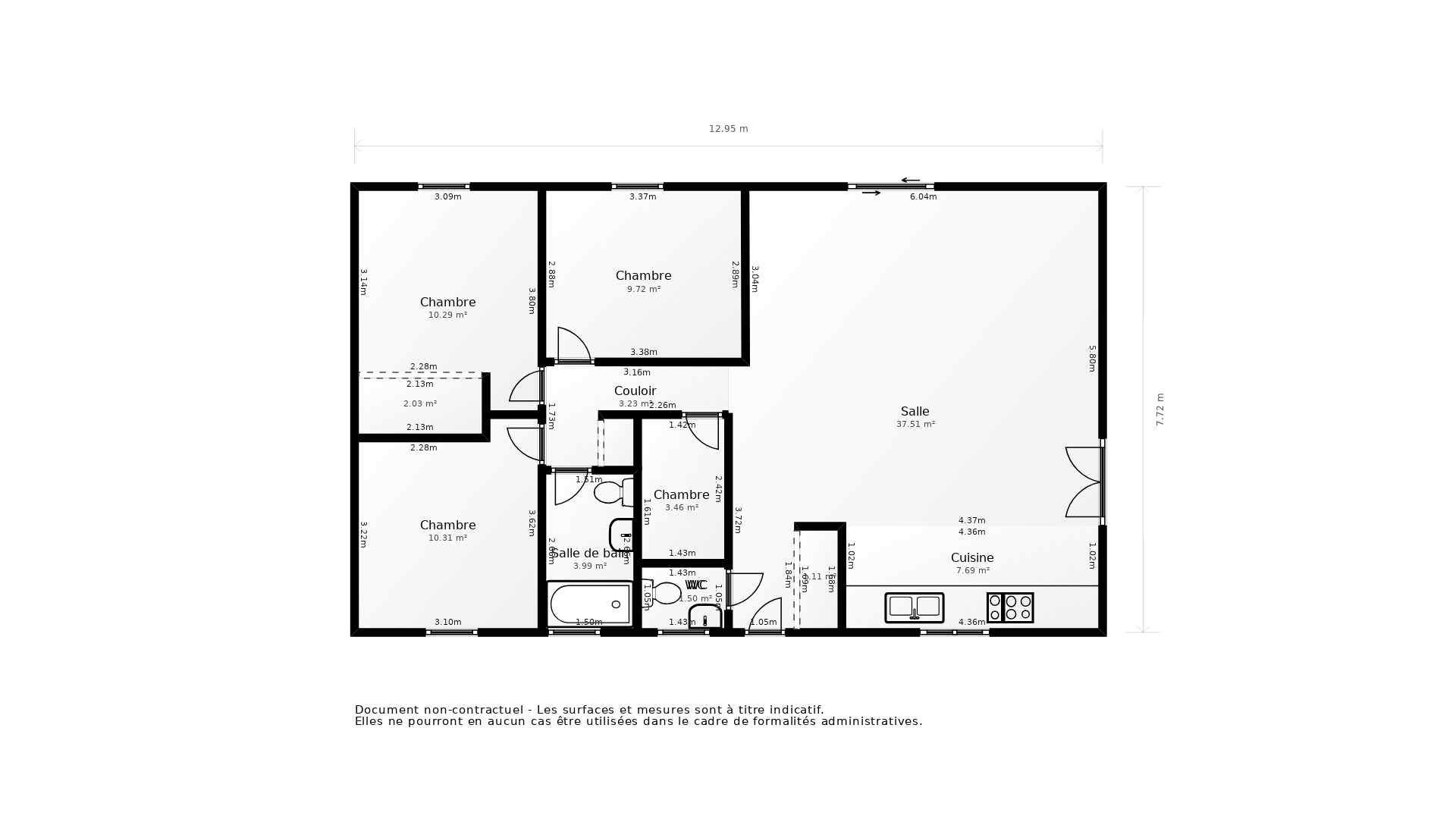 Vente Maison LE MONTAT - 4 pièces - 100 m² - (46090)