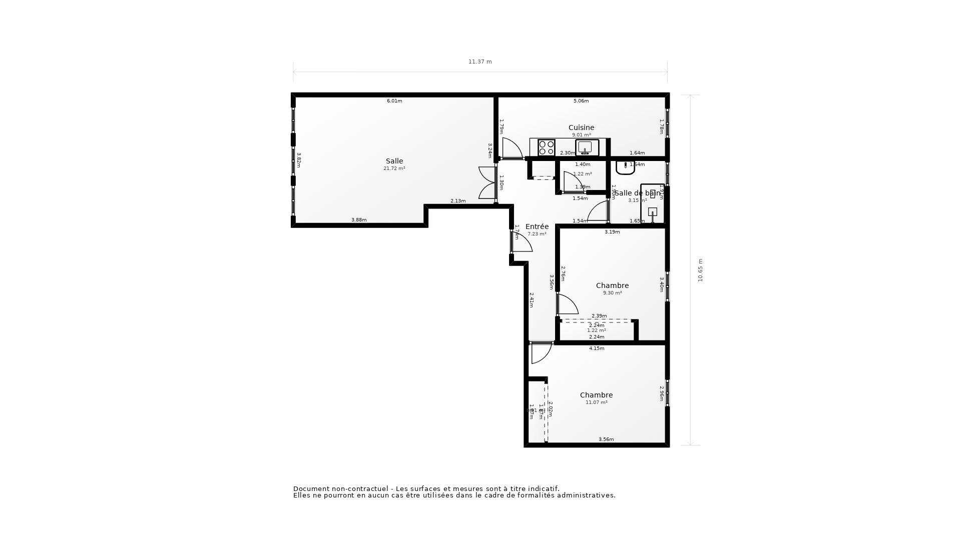 Vente Appartement BOUGUENAIS - 3 pièces - 66 m² - (44340)