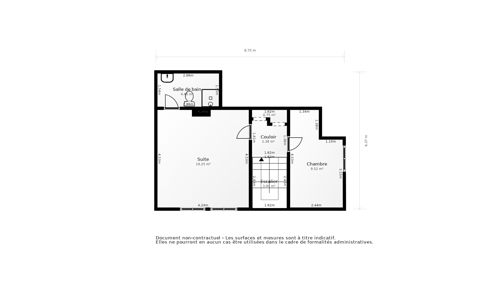 Vente Appartement TOURS - 4 pièces - 93 m² - (37200)