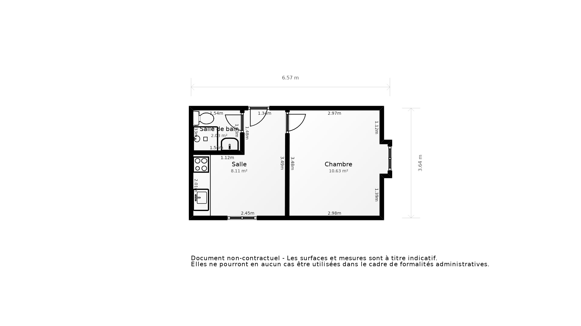 Vente Appartement LE CHESNAY ROCQUENCOURT - 1 pièce - 21 m² - (78150)