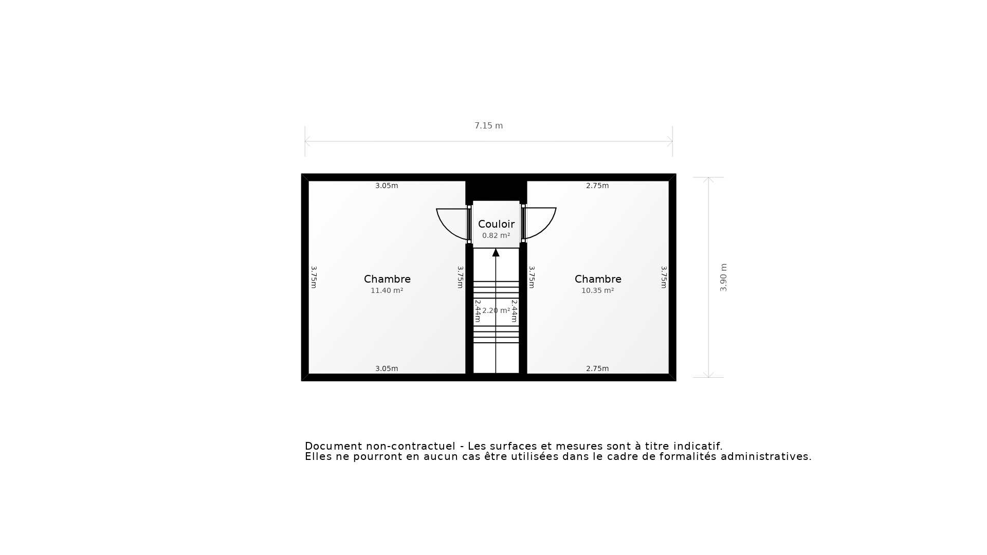Vente Appartement BORDEAUX - 3 pièces - 58 m² - (33000)