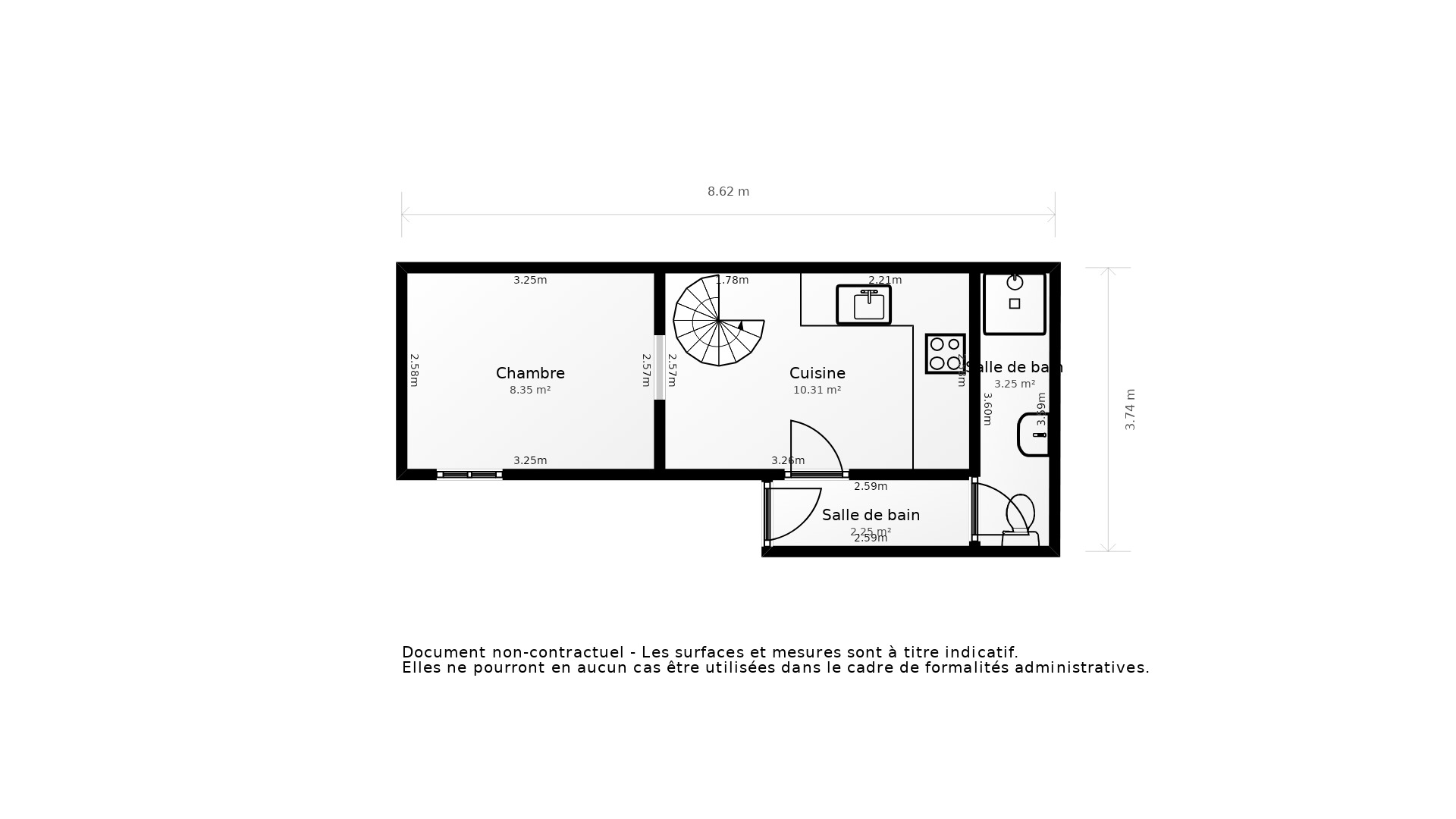 Vente Maison COLOMBES - 3 pièces - 47 m² - (92700)