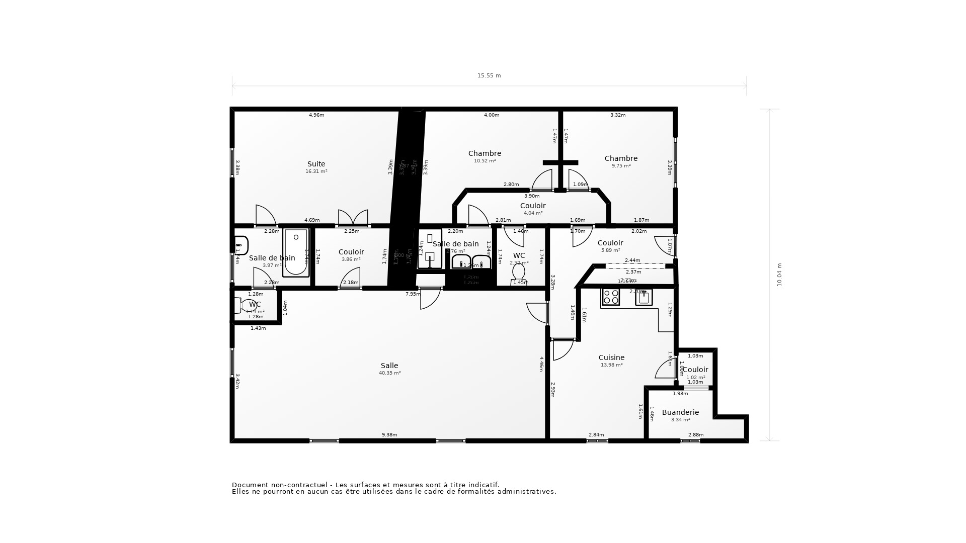 Vente Appartement PONT L ABBE - 4 pièces - 127 m² - (29120)
