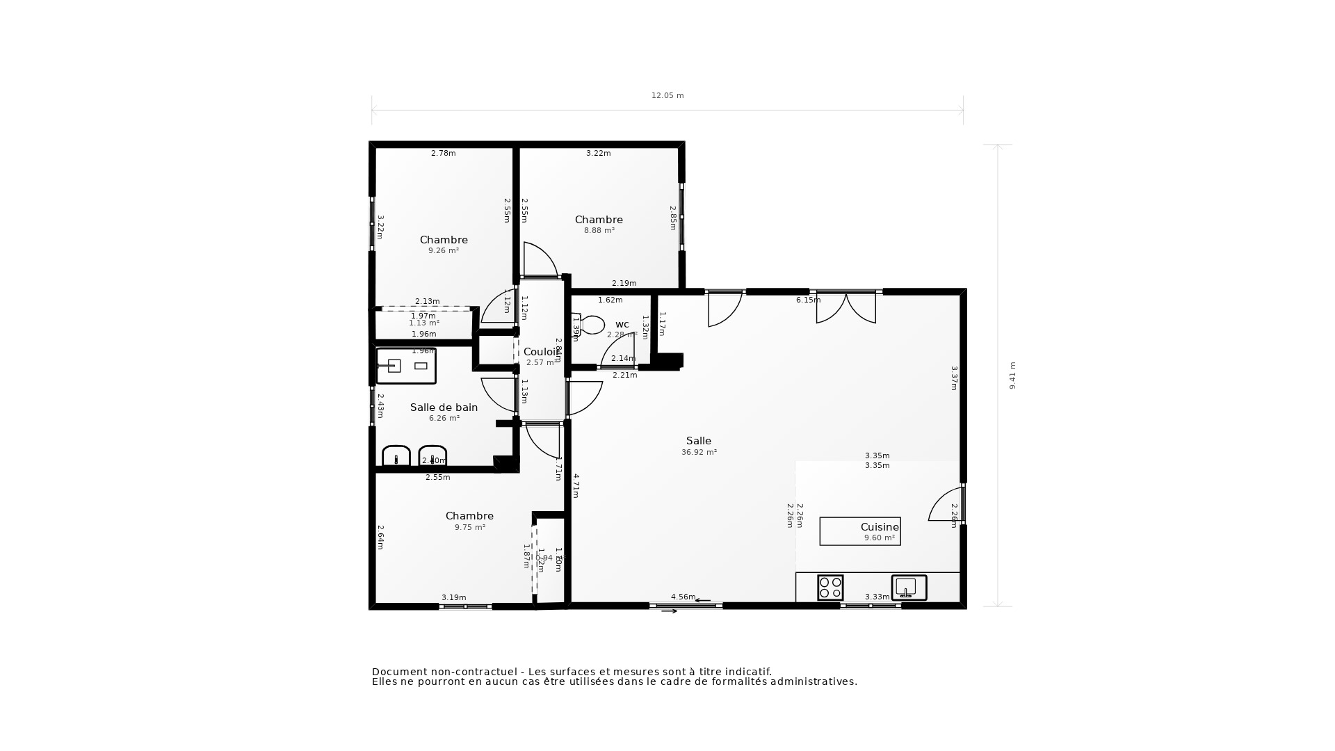 Vente Maison SERRES SUR ARGET - 5 pièces - 97 m² - (09000)