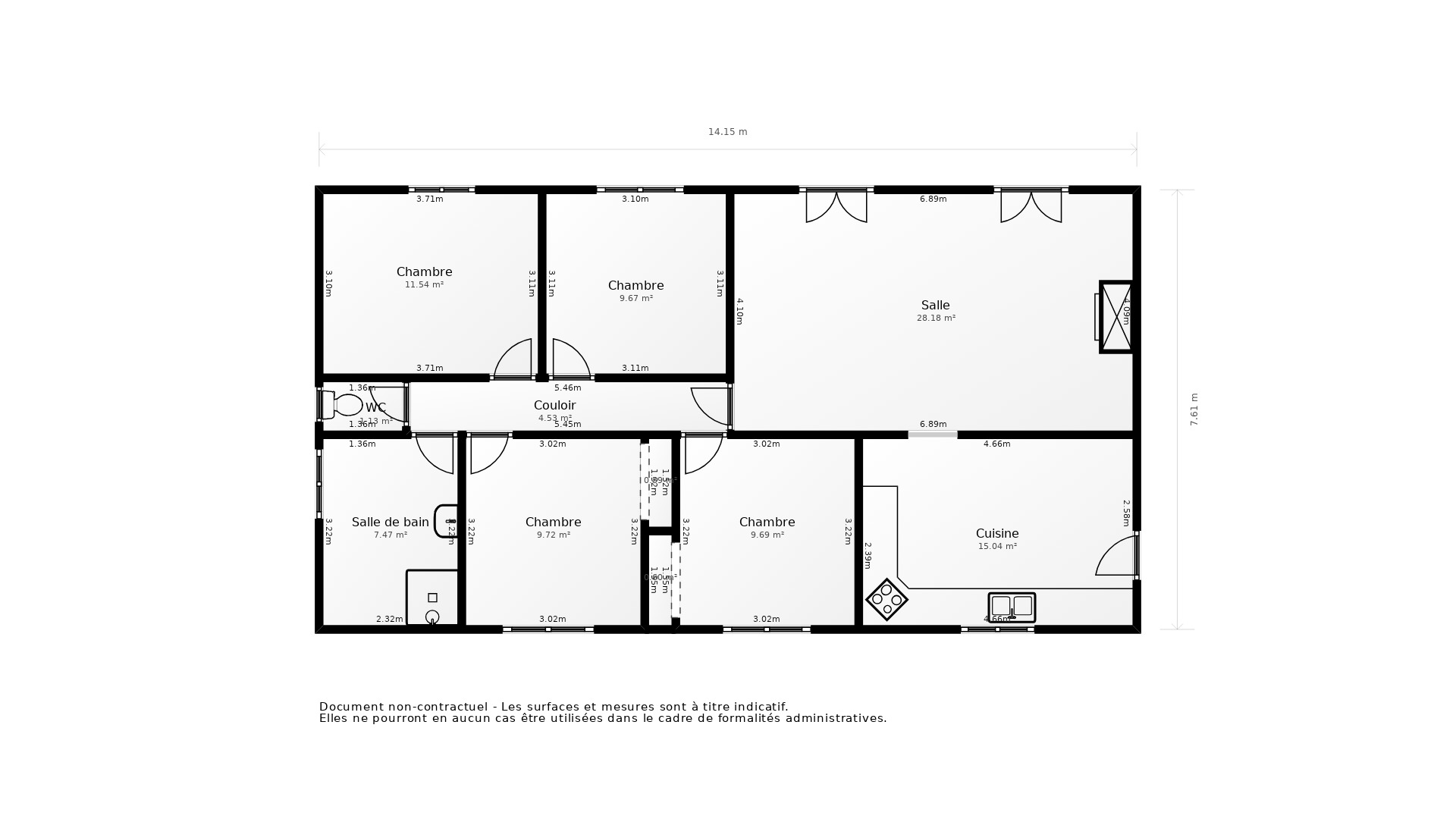 Vente Maison ST JEAN D ILLAC - 5 pièces - 101 m² - (33127)