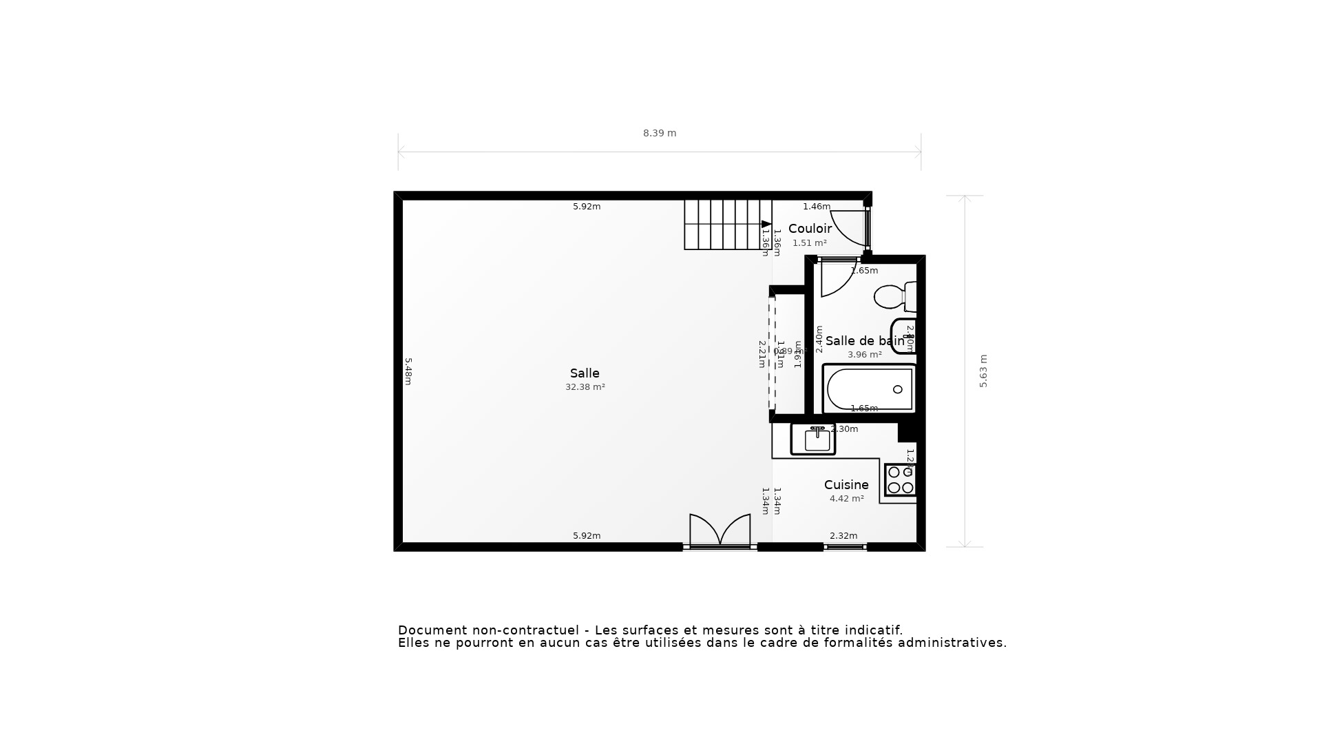 Vente Appartement BEYNES - 2 pièces - 47 m² - (78650)