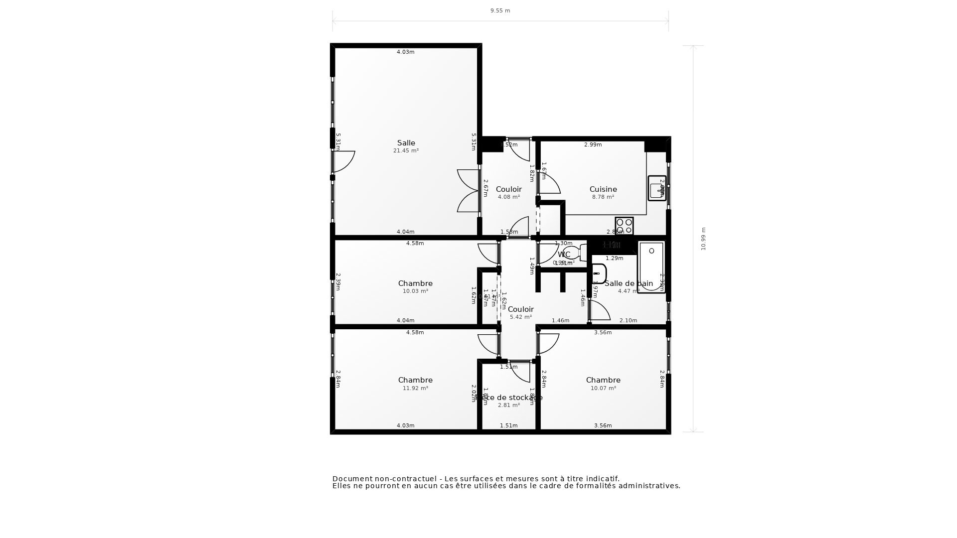 Vente Appartement MONTPELLIER - 4 pièces - 84 m² - (34000)